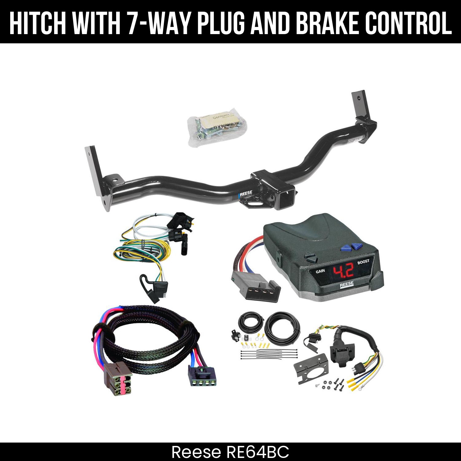 Trailer Hitch , 7-Way , Reese Brake EVN Control