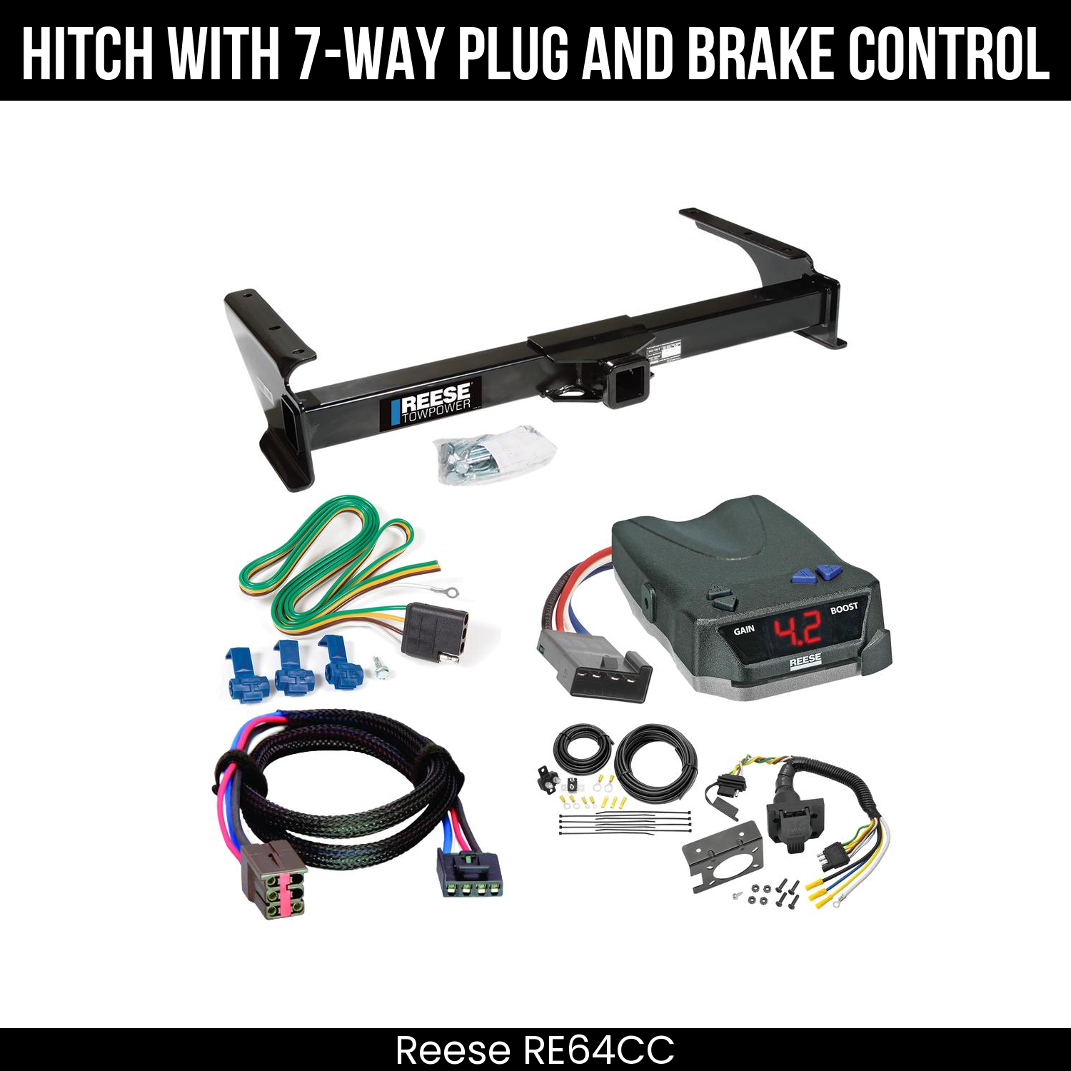 Trailer Hitch , 7-Way , Reese Brake EVN Control