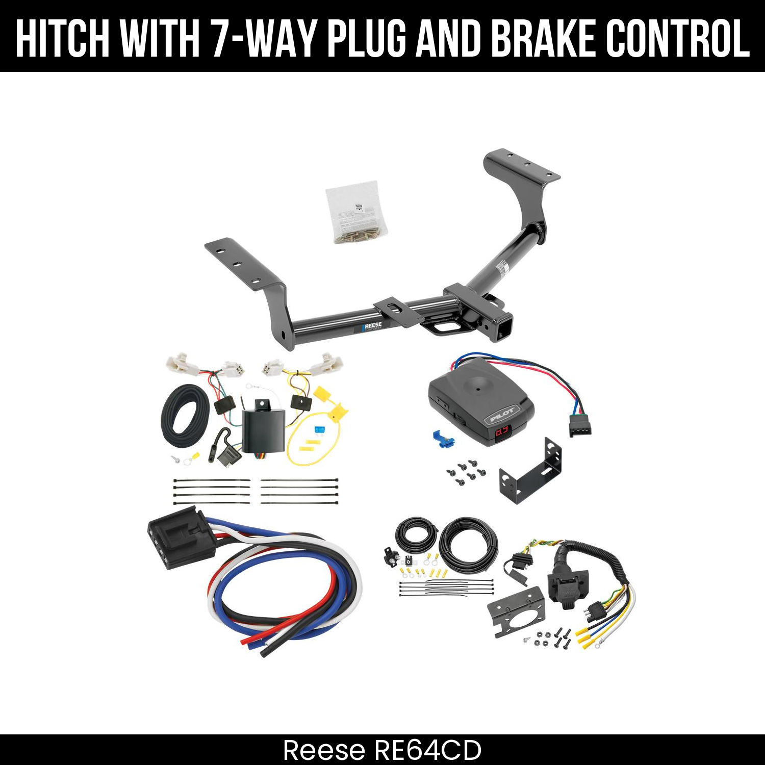 Trailer Hitch , 7-Way , Pro Series Pilot Brake Control