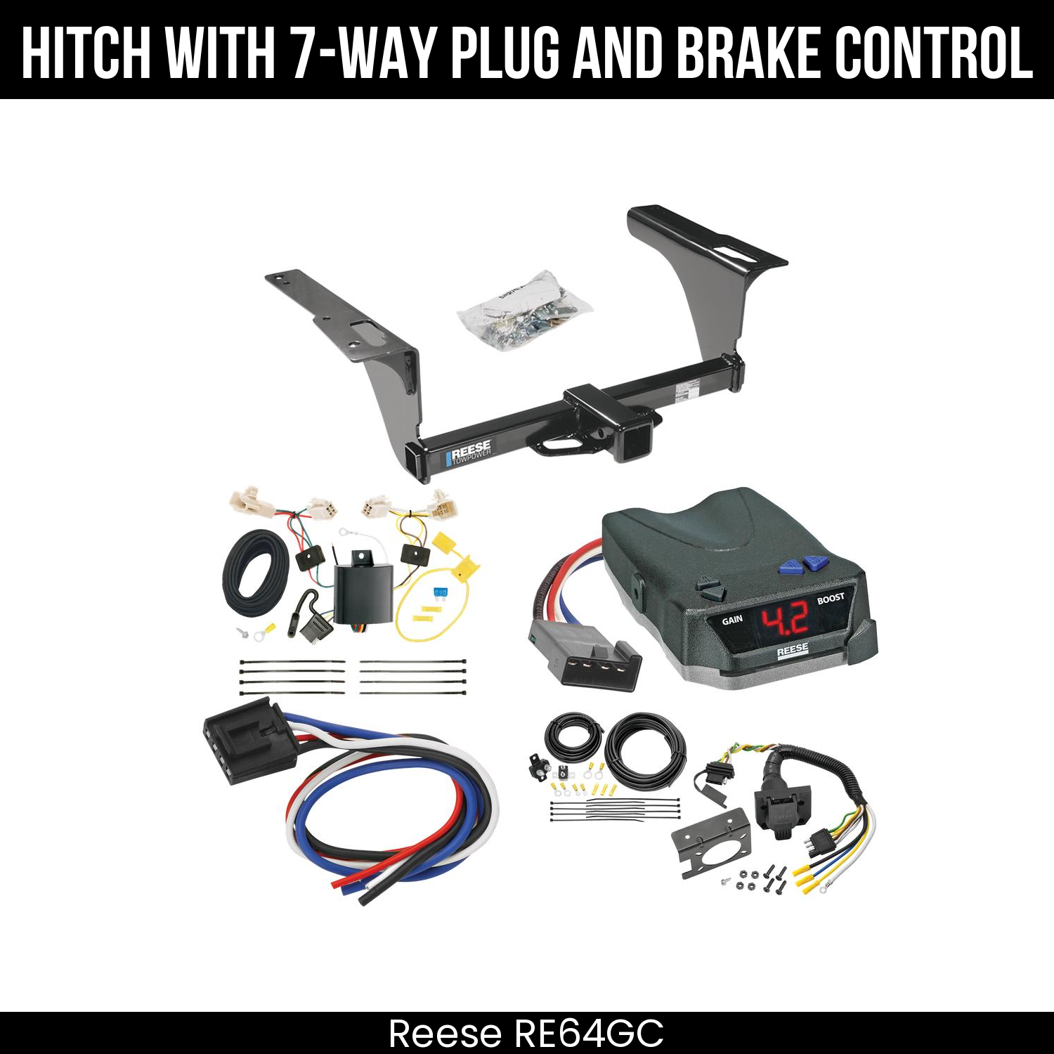 Trailer Hitch , 7-Way , Reese Brake EVN Control