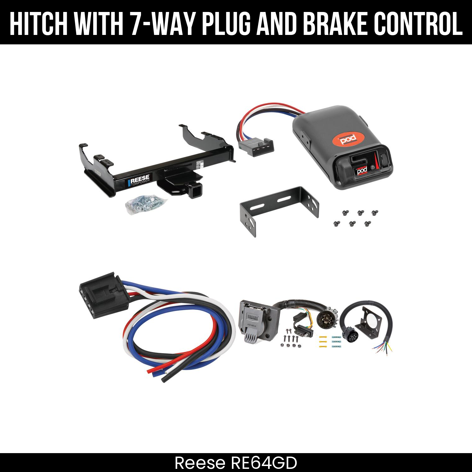 Trailer Hitch , 7-Way , Pro Series POD Brake Control
