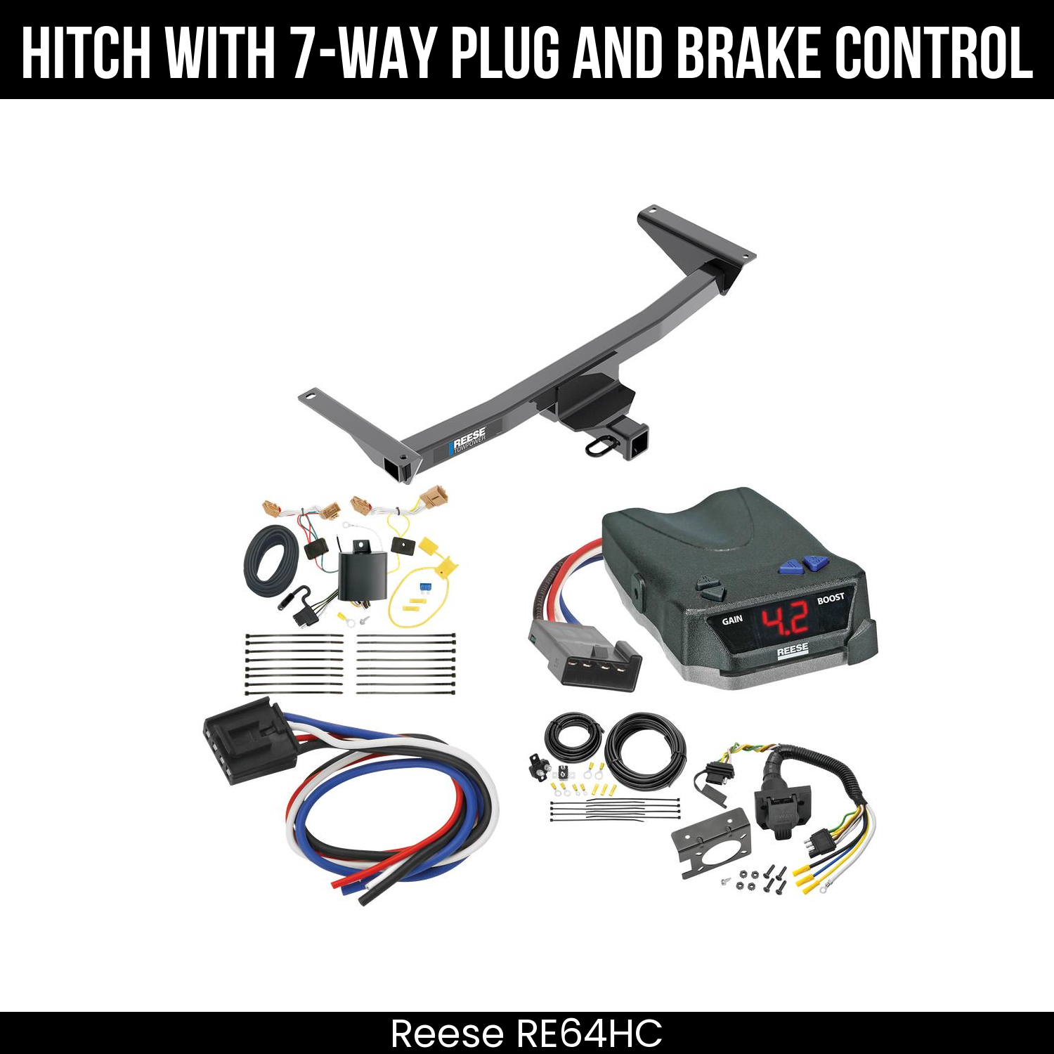 Trailer Hitch , 7-Way , Reese Brake EVN Control