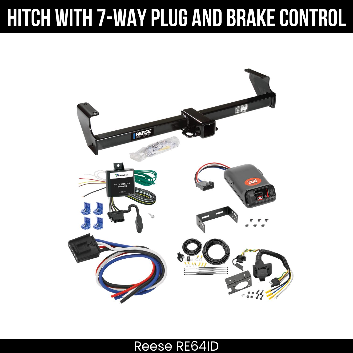 Trailer Hitch , 7-Way , Pro Series POD Brake Control