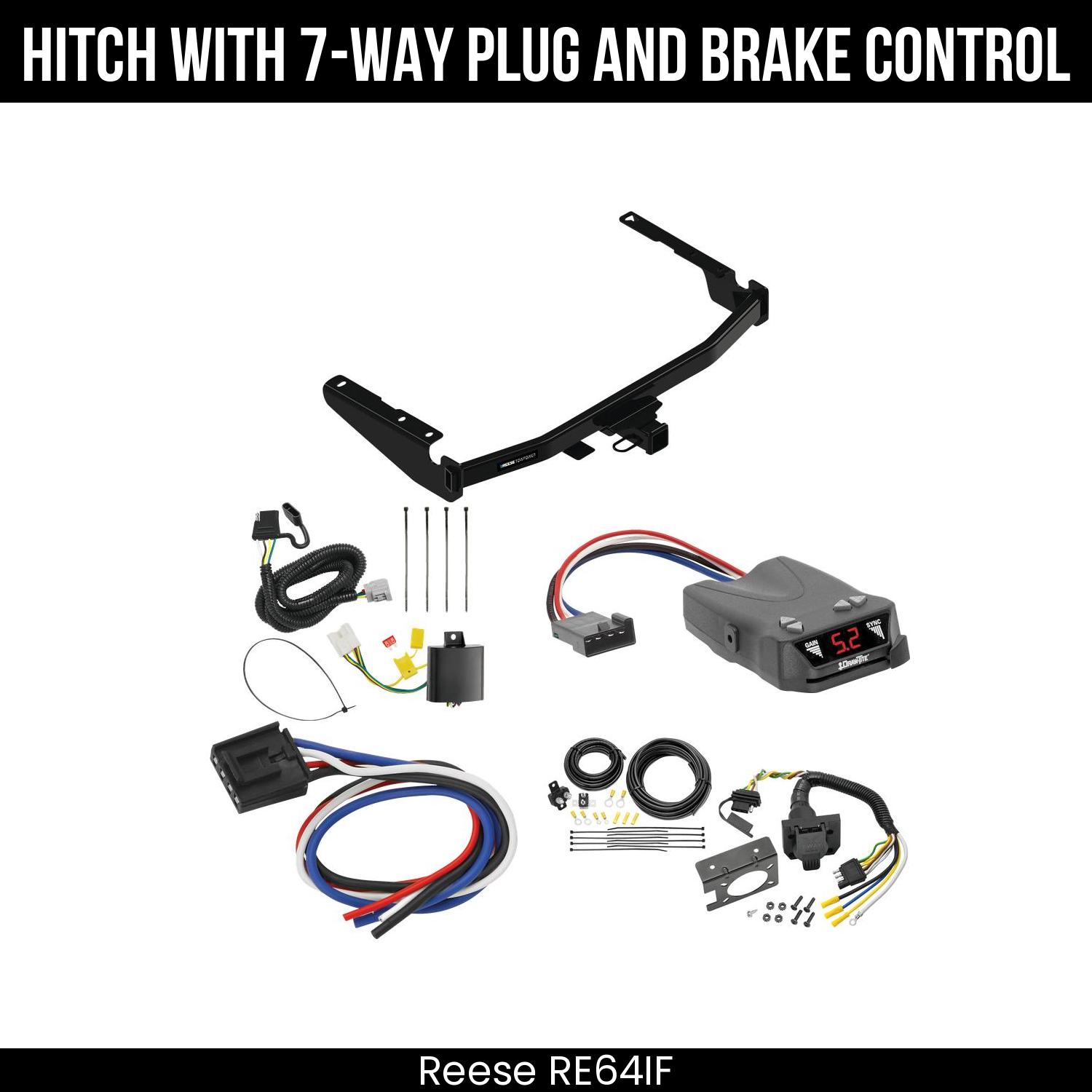 Trailer Hitch , 7-Way , Draw-Tite Activator IV Brake Control