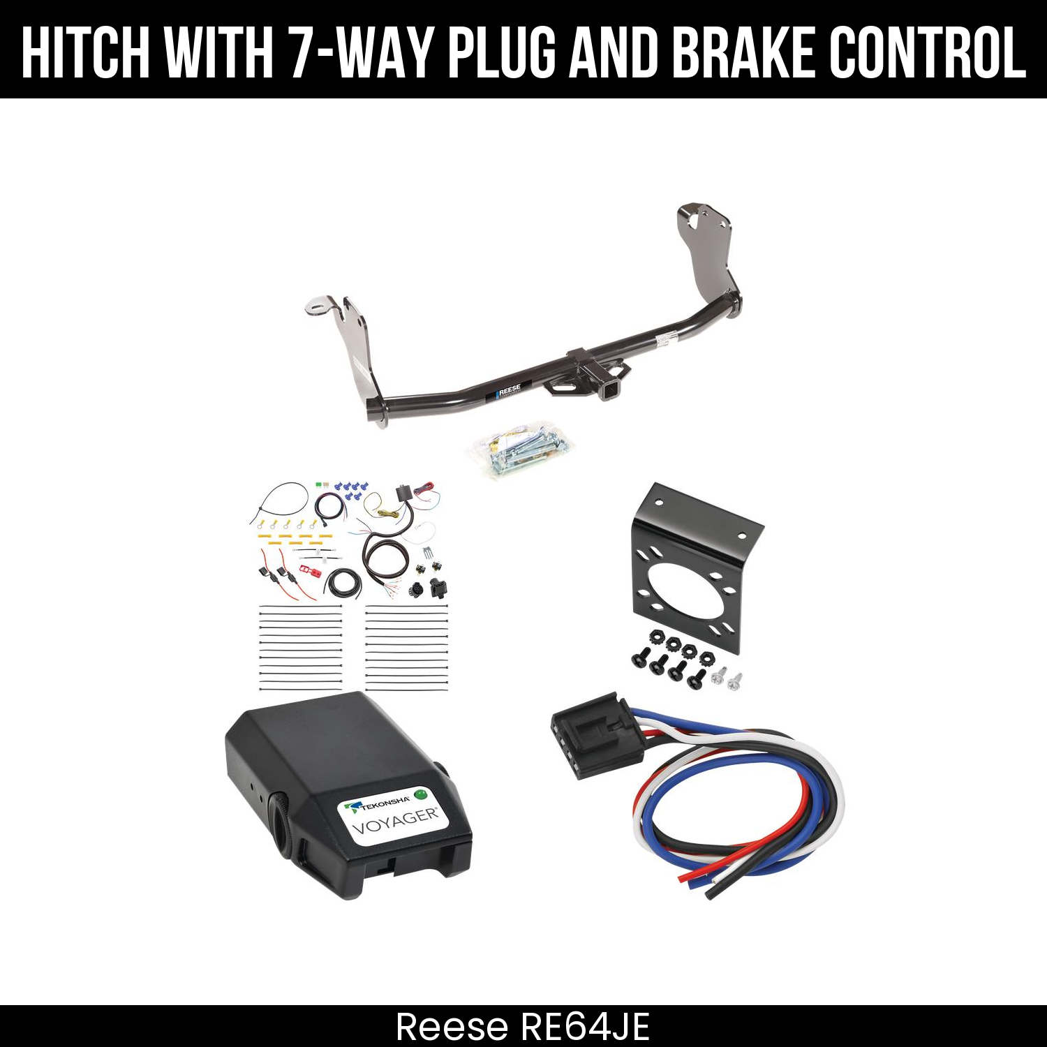 Trailer Hitch , 7-Way , Tekonsha Voyager Brake Control