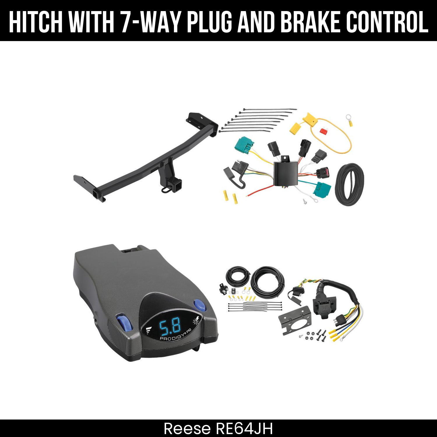 Trailer Hitch , 7-Way , Tekonsha Prodigy P2 Brake Control