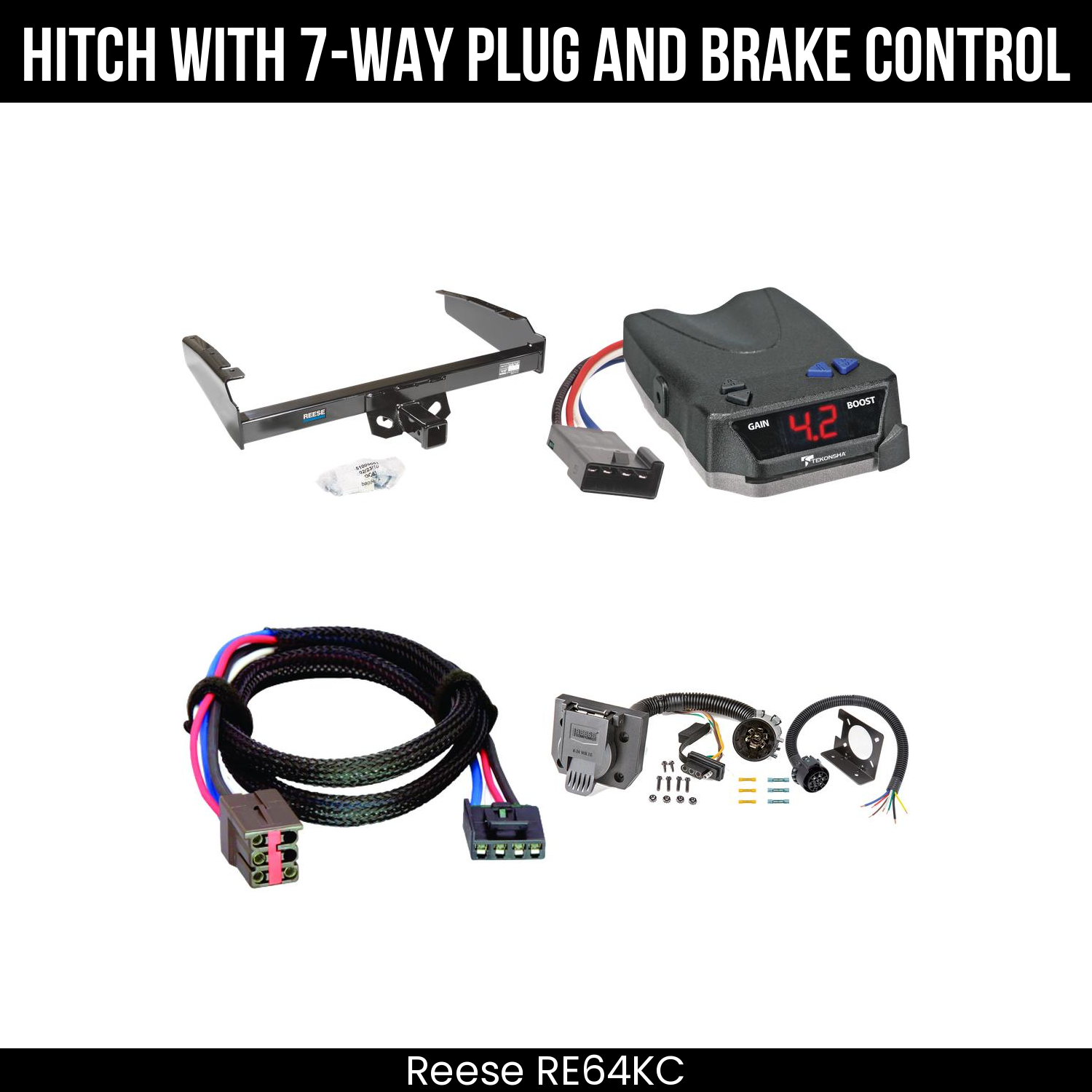 Trailer Hitch , 7-Way , Tekonsha Brake EVN Control
