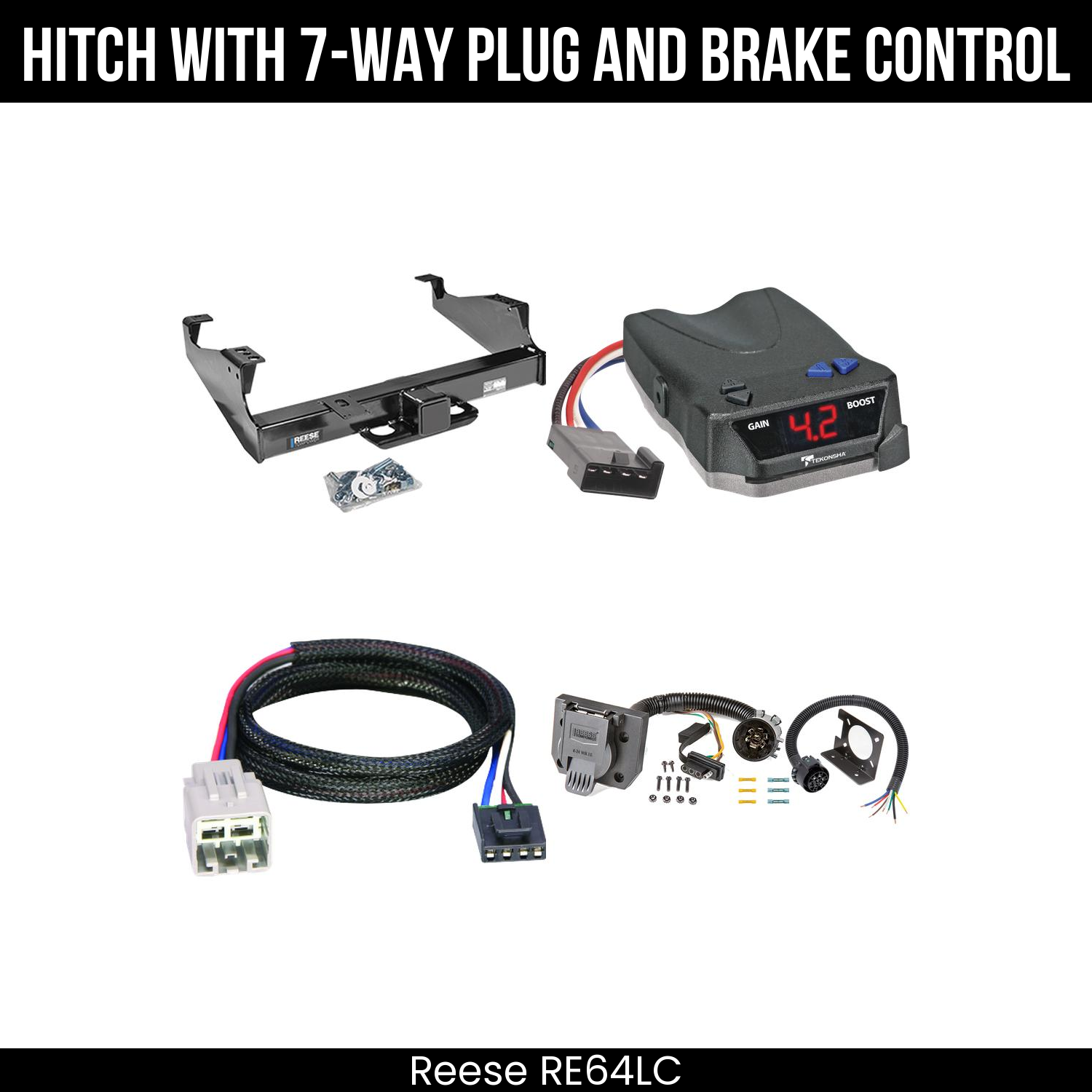 Trailer Hitch , 7-Way , Tekonsha Brake EVN Control