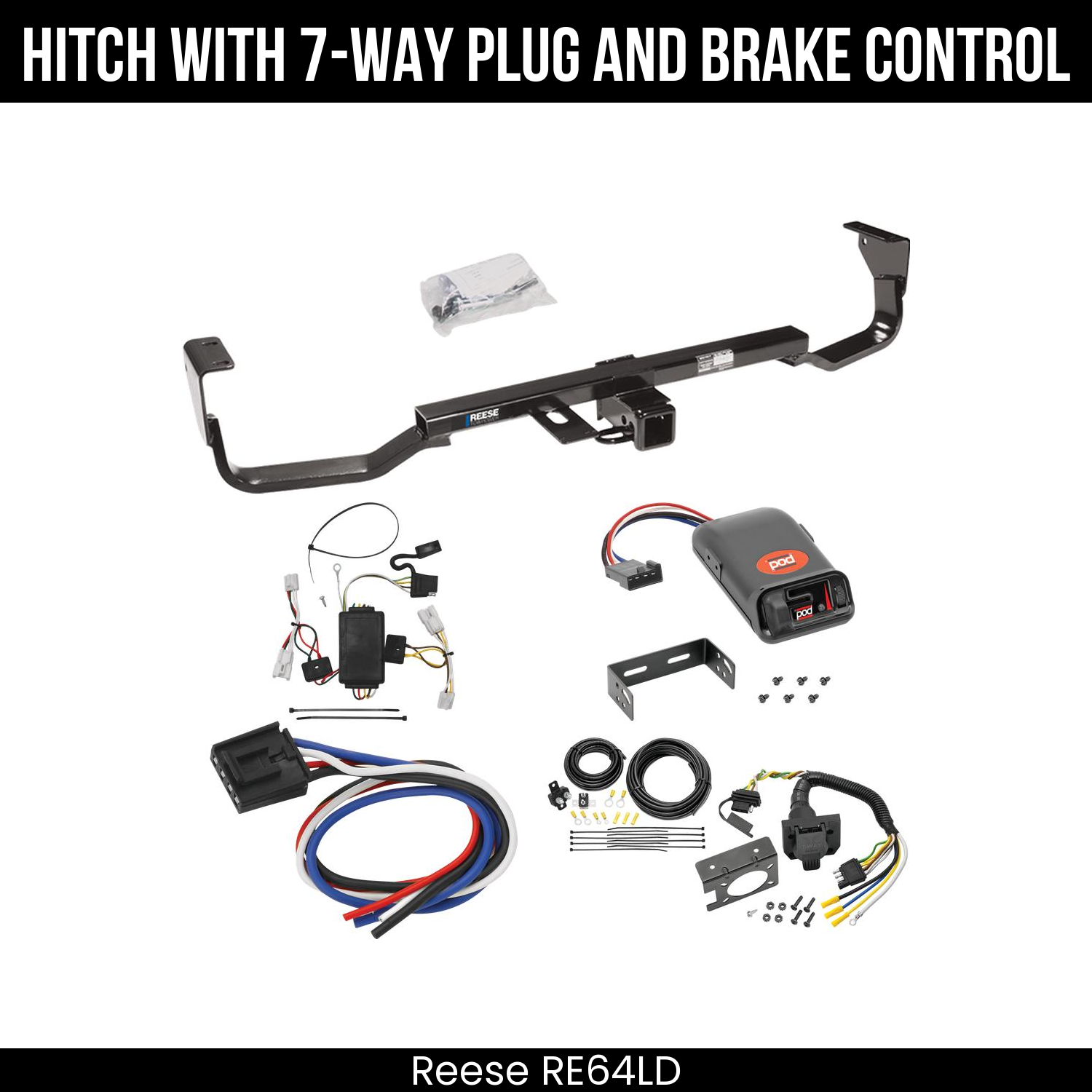 Trailer Hitch , 7-Way , Pro Series POD Brake Control