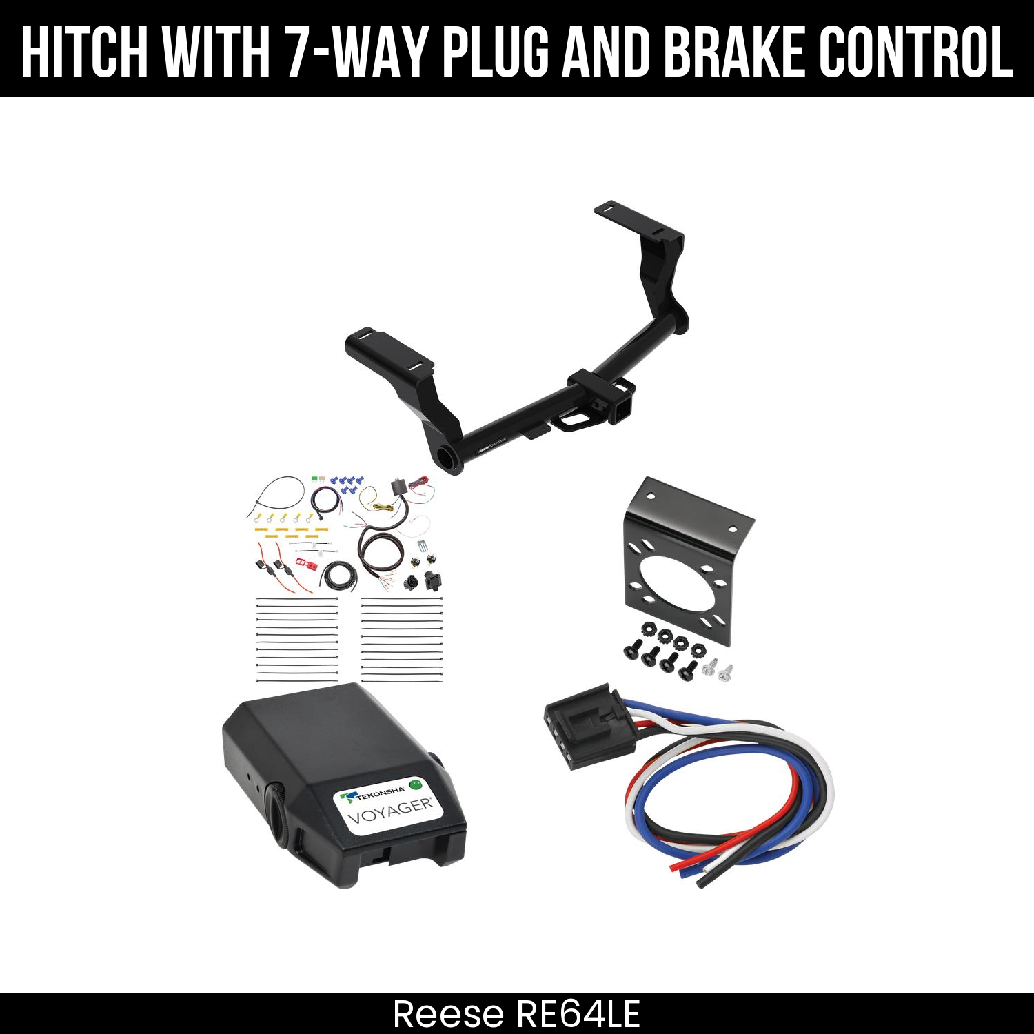 Trailer Hitch , 7-Way , Tekonsha Voyager Brake Control