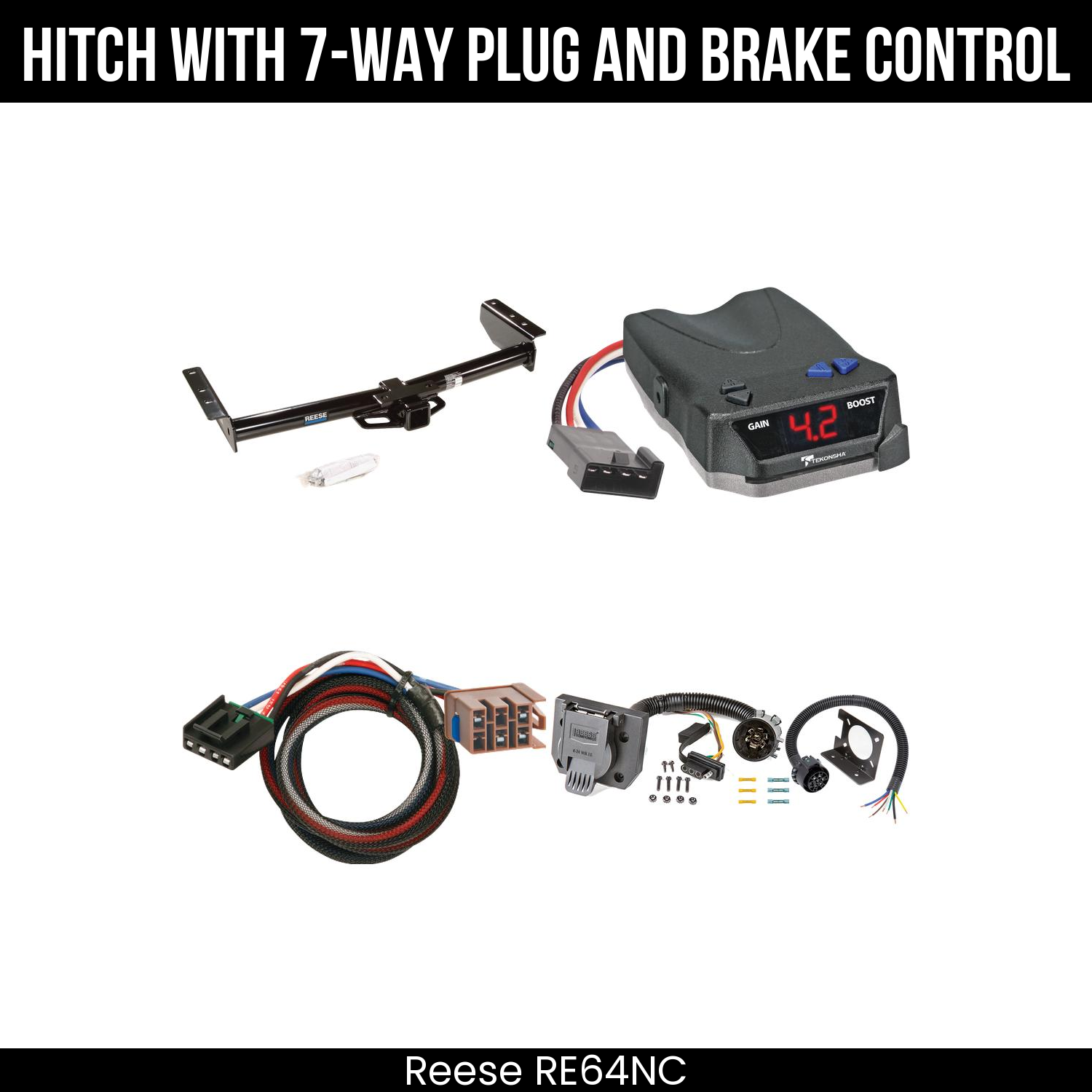 Trailer Hitch , 7-Way , Tekonsha Brake EVN Control
