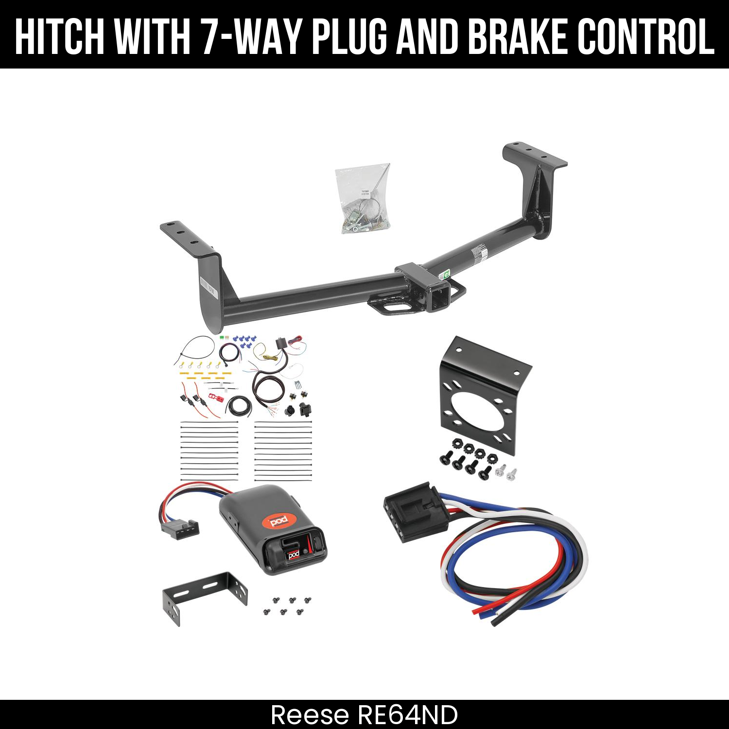 Trailer Hitch , 7-Way , Pro Series POD Brake Control