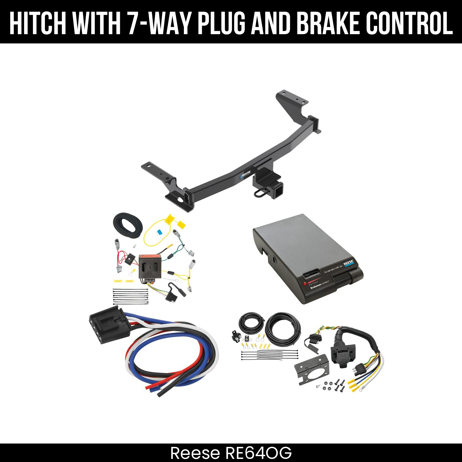 Trailer Hitch , 7-Way , Reese Brakeman Brake Control
