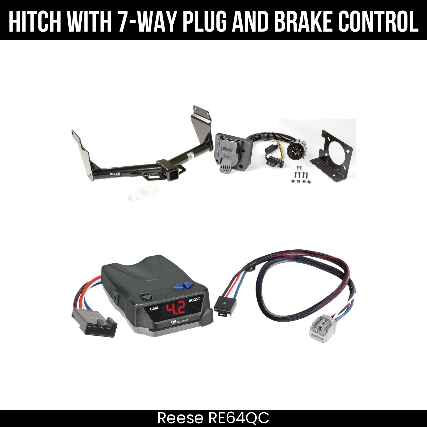 Trailer Hitch , 7-Way , Tekonsha Brake EVN Control