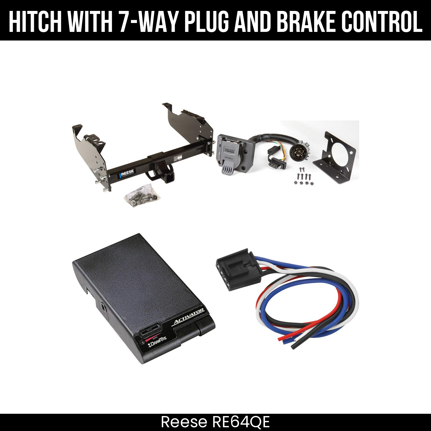 Trailer Hitch , 7-Way , Draw-Tite Activator Brake Control