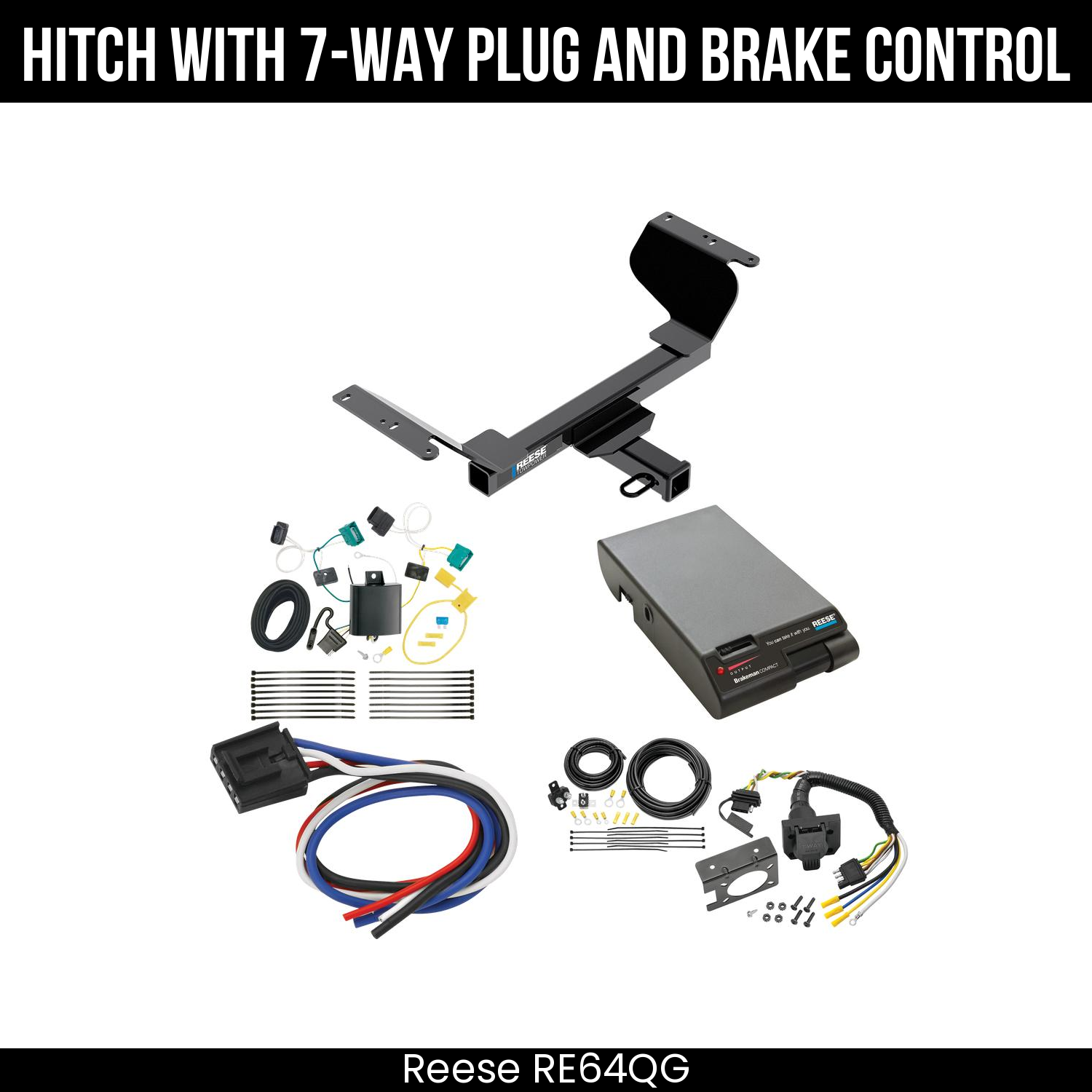 Trailer Hitch , 7-Way , Reese Brakeman Brake Control