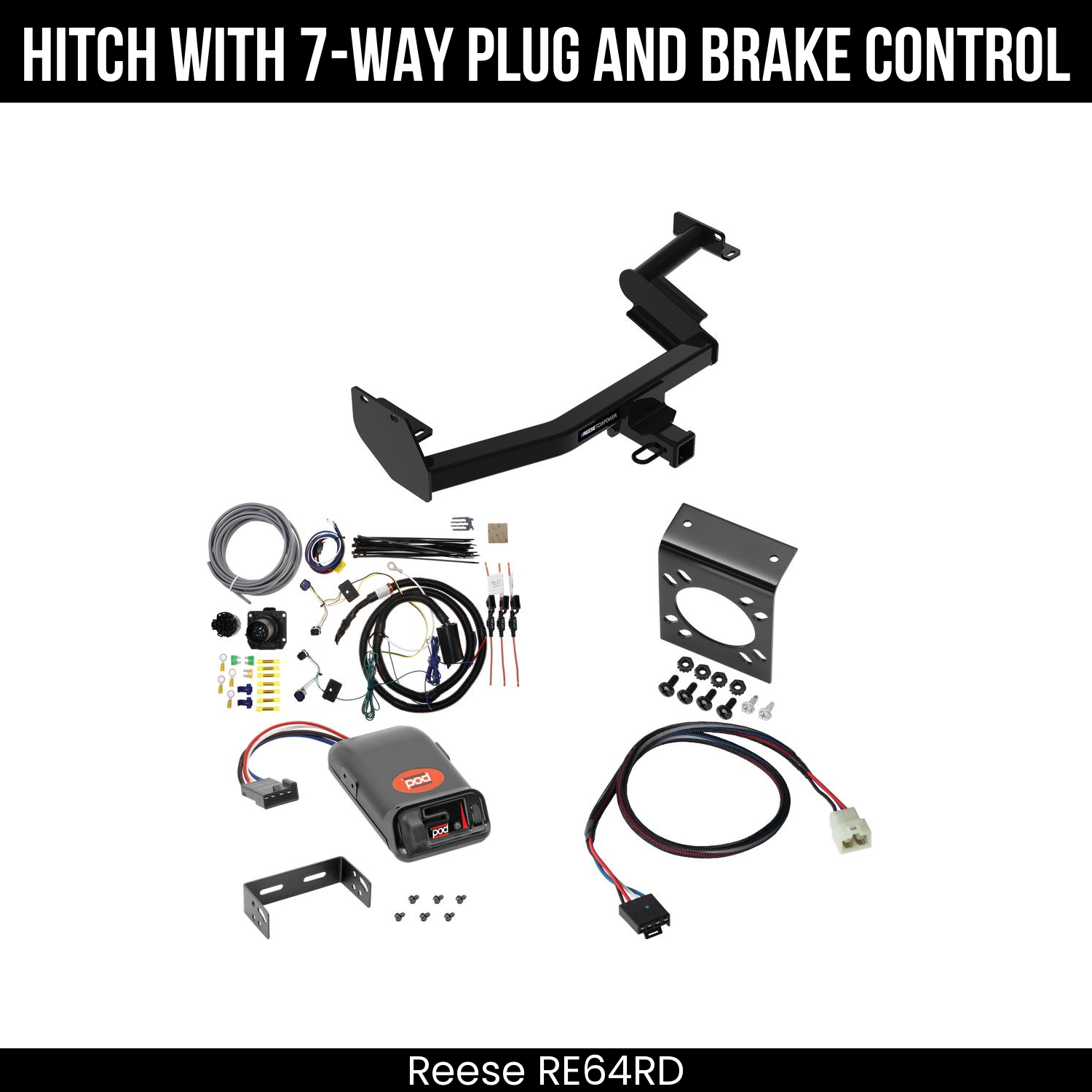 Trailer Hitch , 7-Way , Pro Series POD Brake Control