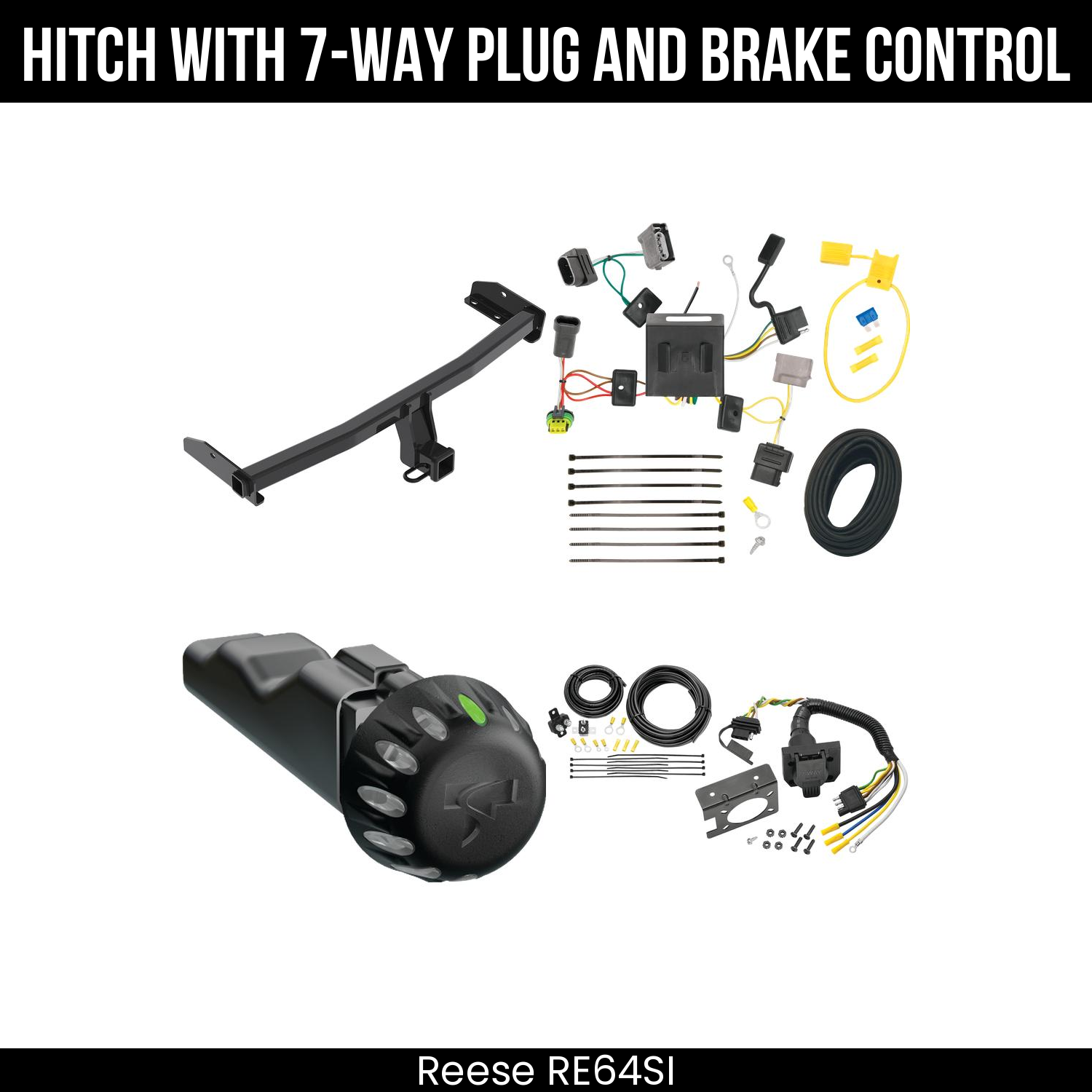 Trailer Hitch , 7-Way , Tekonsha Voyager iD Smart Brake Control
