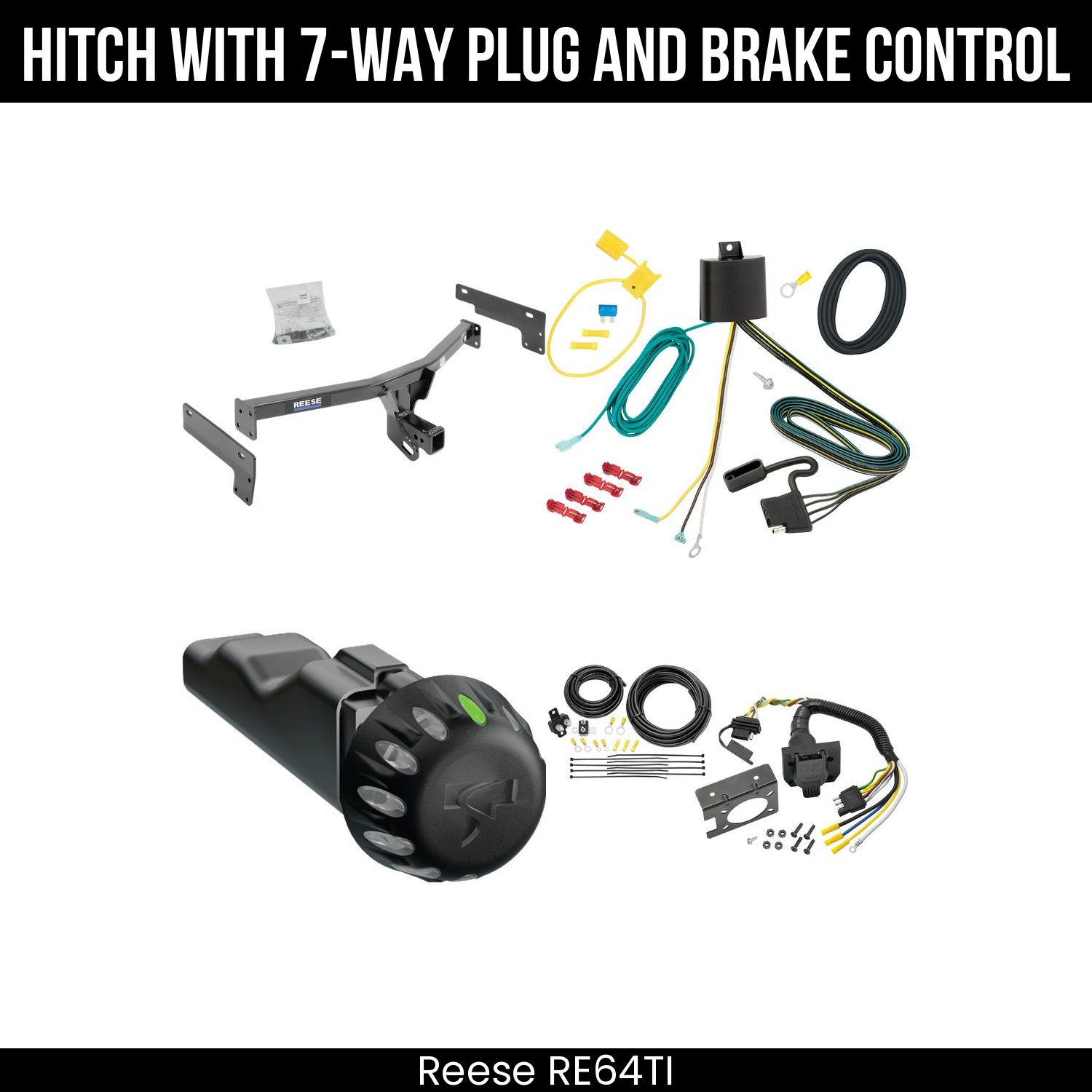 Trailer Hitch , 7-Way , Tekonsha Voyager iD Smart Brake Control