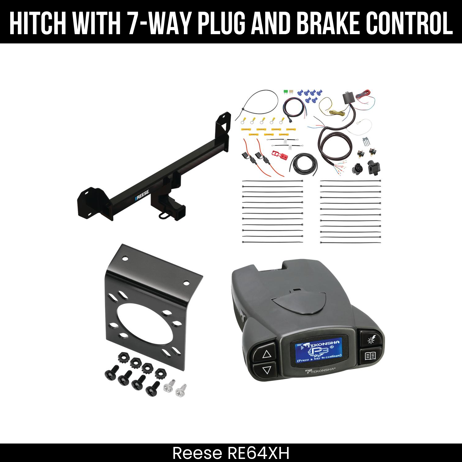 Trailer Hitch , 7-Way , Tekonsha Prodigy P3 Brake Control