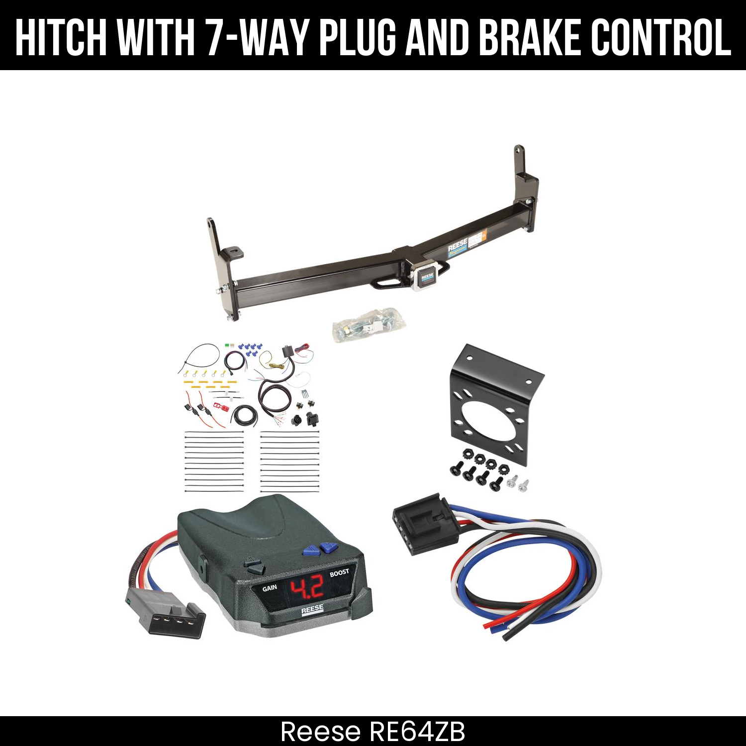 Trailer Hitch , 7-Way , Reese Brake EVN Control