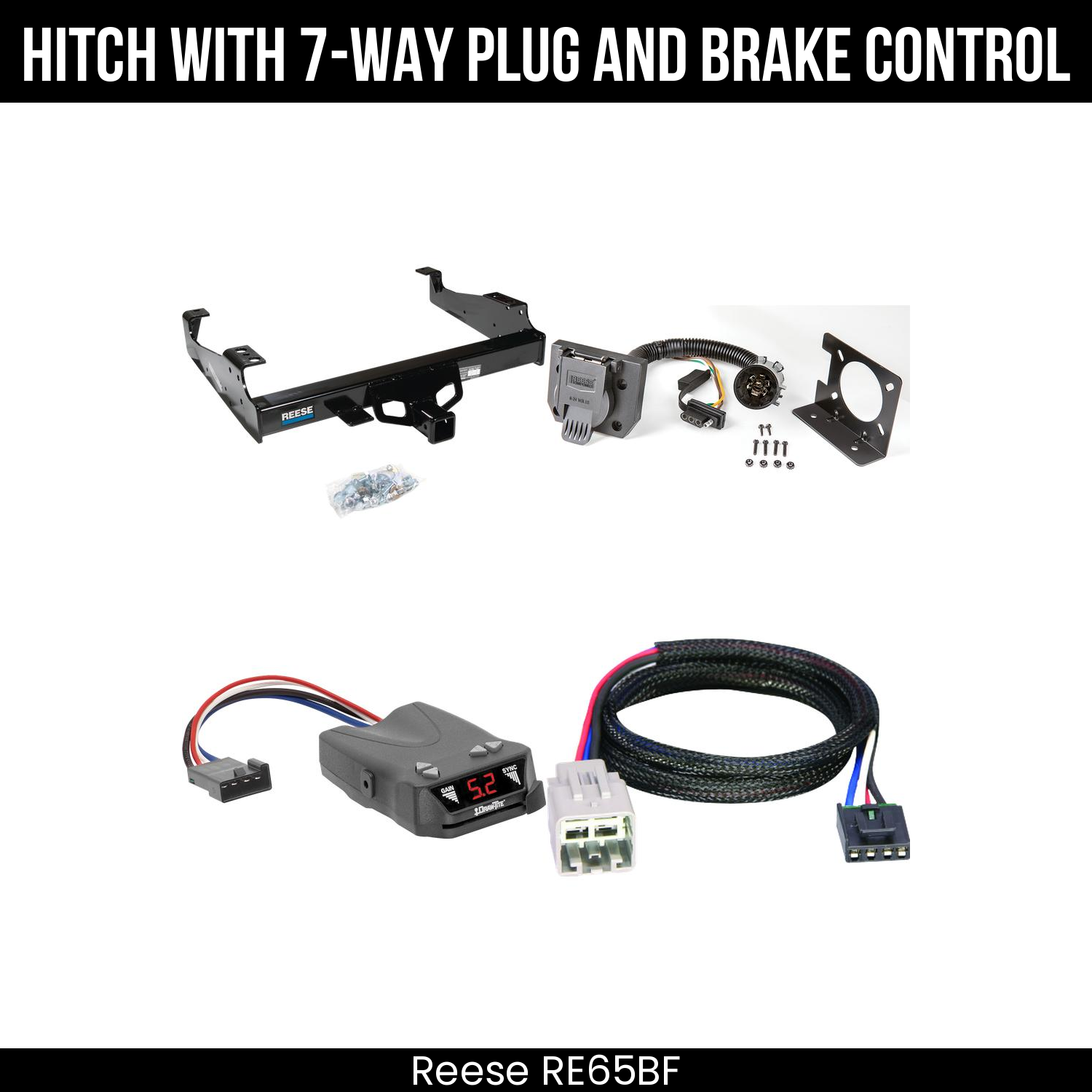 Trailer Hitch , 7-Way , Draw-Tite Activator IV Brake Control