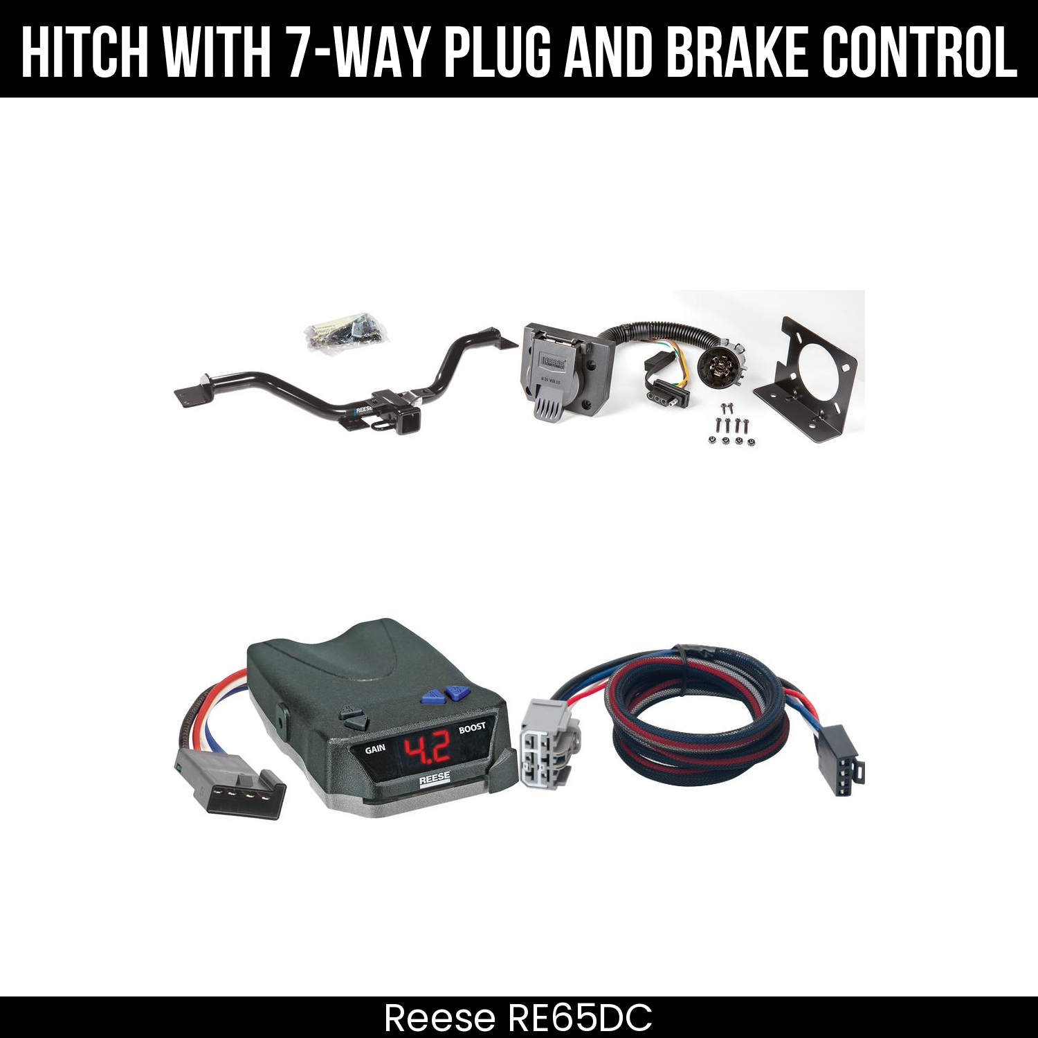 Trailer Hitch , 7-Way , Reese Brake EVN Control