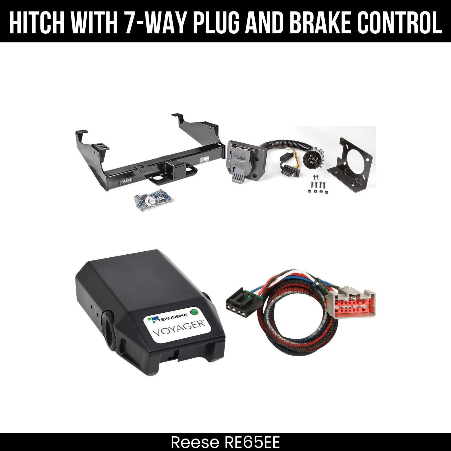 Trailer Hitch , 7-Way , Tekonsha Voyager Brake Control