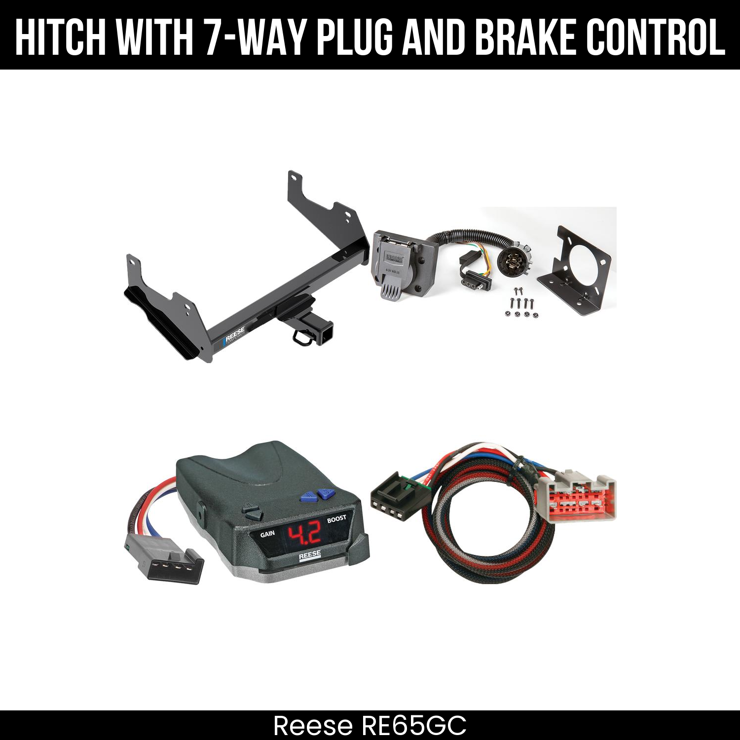Trailer Hitch , 7-Way , Reese Brake EVN Control