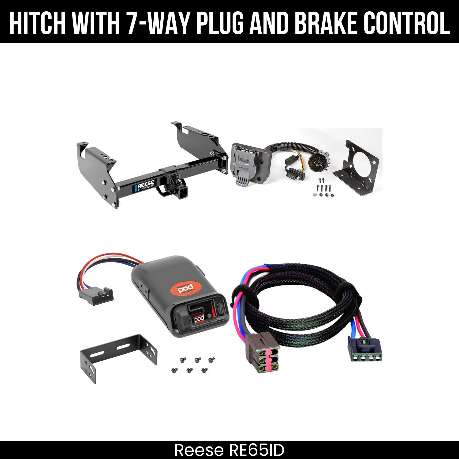 Trailer Hitch , 7-Way , Pro Series POD Brake Control