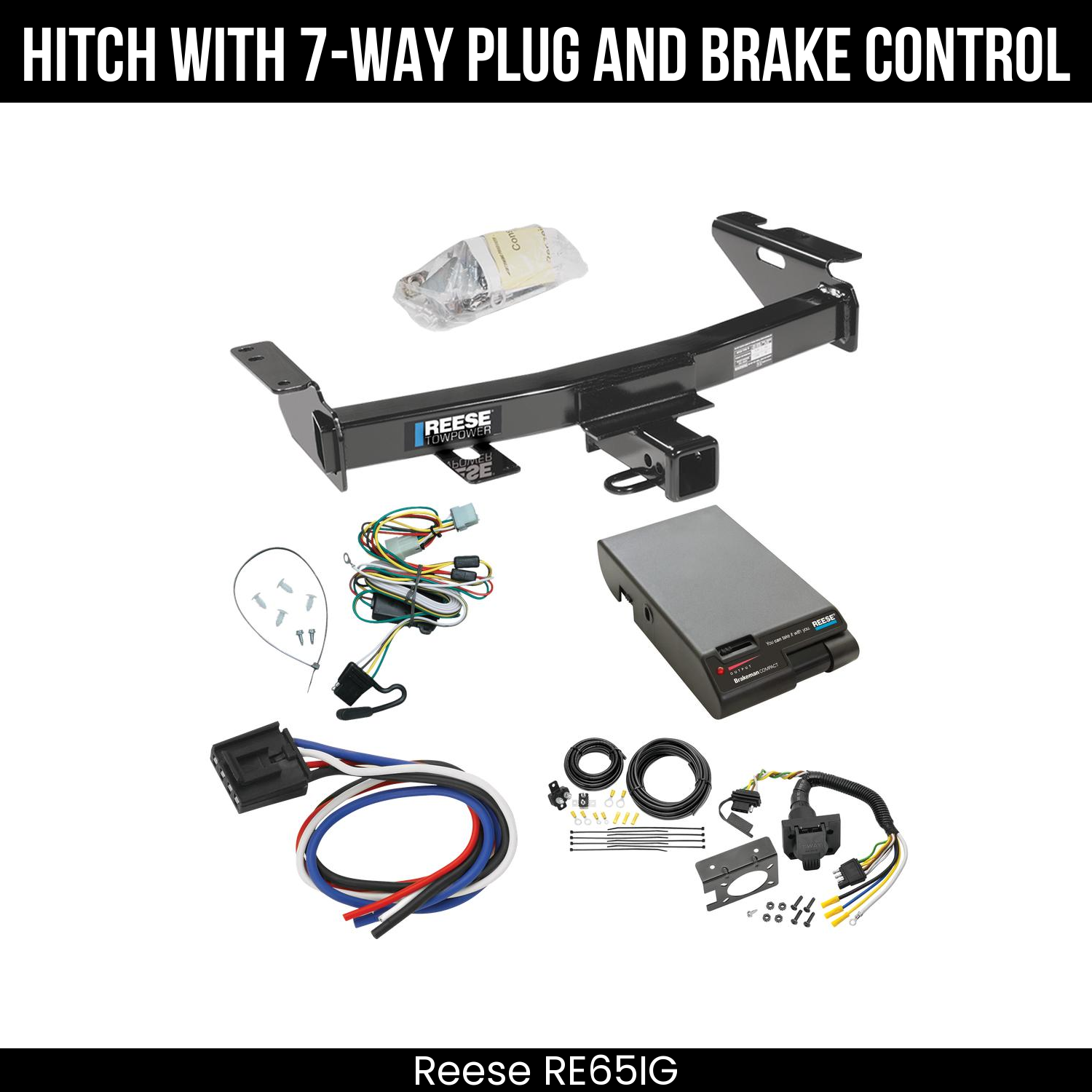 Trailer Hitch , 7-Way , Reese Brakeman Brake Control