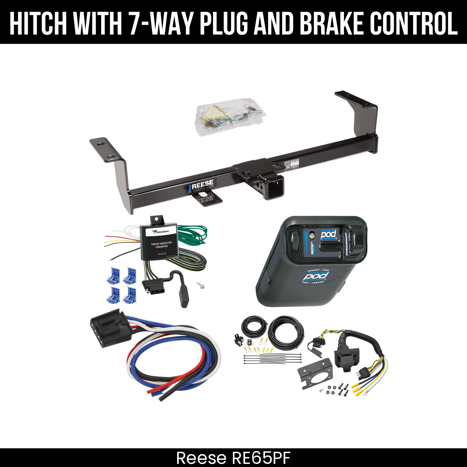 Trailer Hitch , 7-Way , Reese POD Brake Control