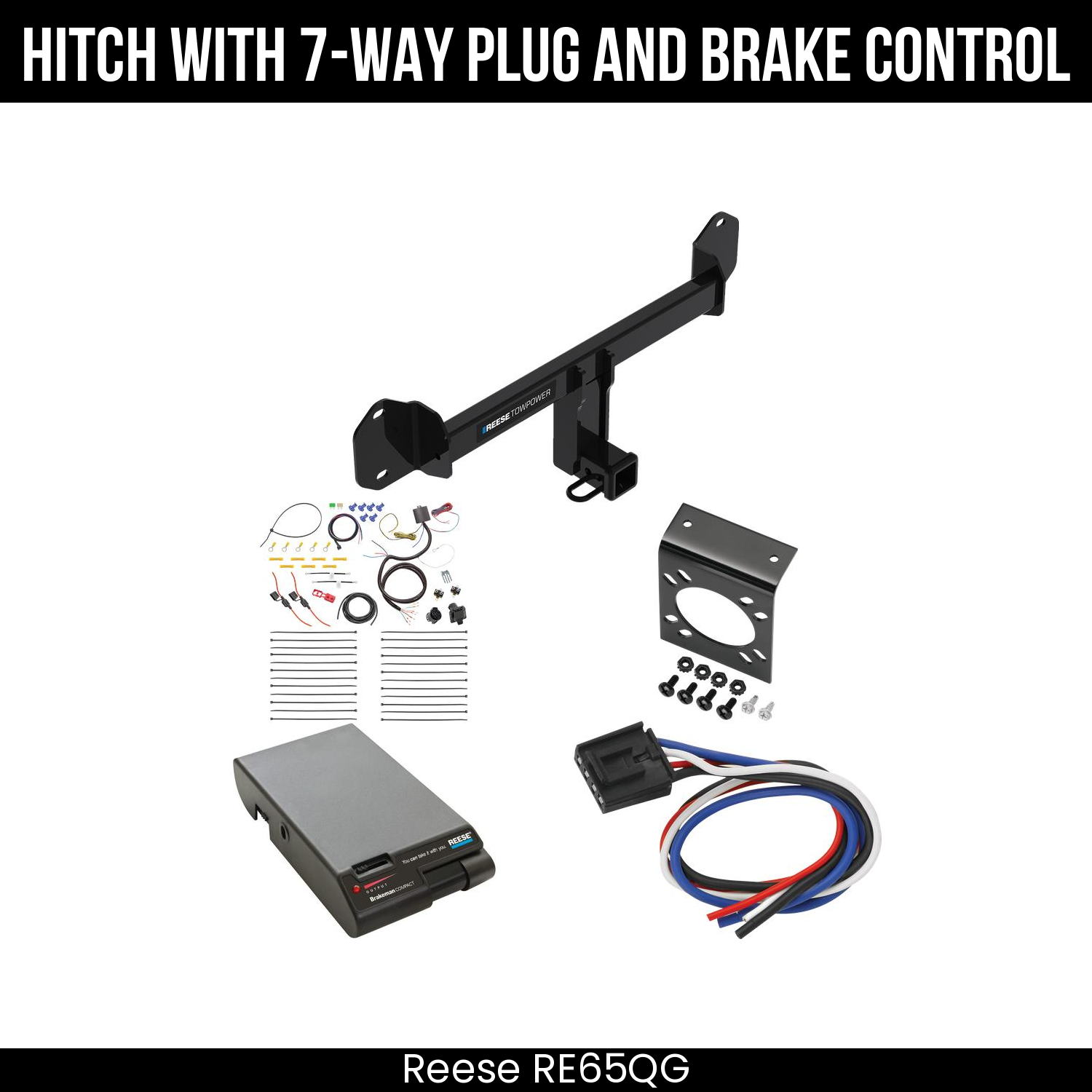 Trailer Hitch , 7-Way , Reese Brakeman Brake Control