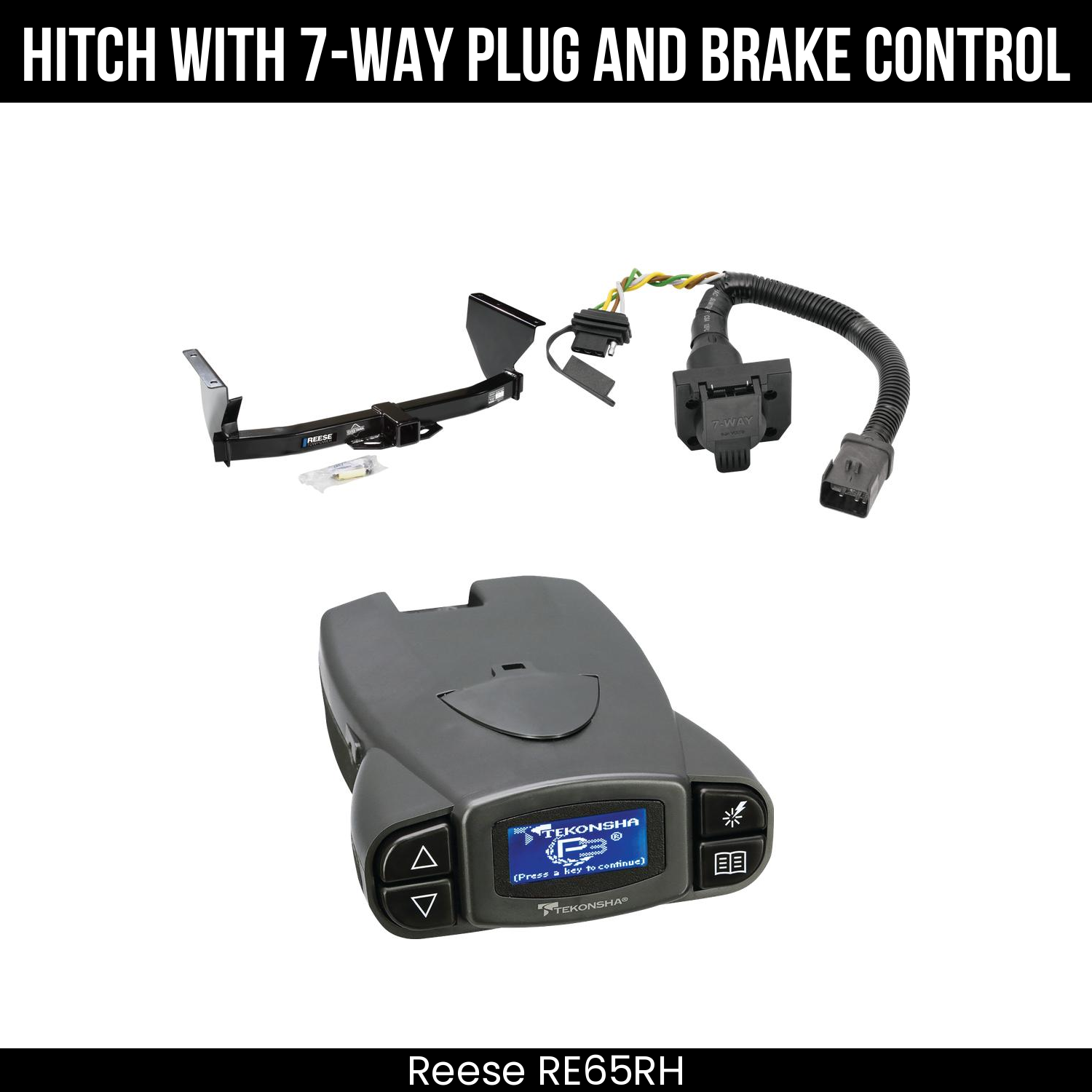 Trailer Hitch , 7-Way , Tekonsha Prodigy P3 Brake Control