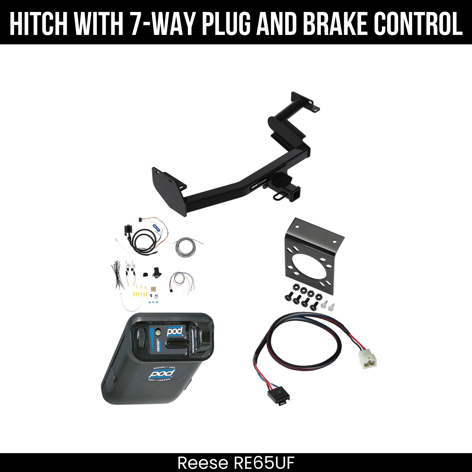 Trailer Hitch , 7-Way , Reese POD Brake Control
