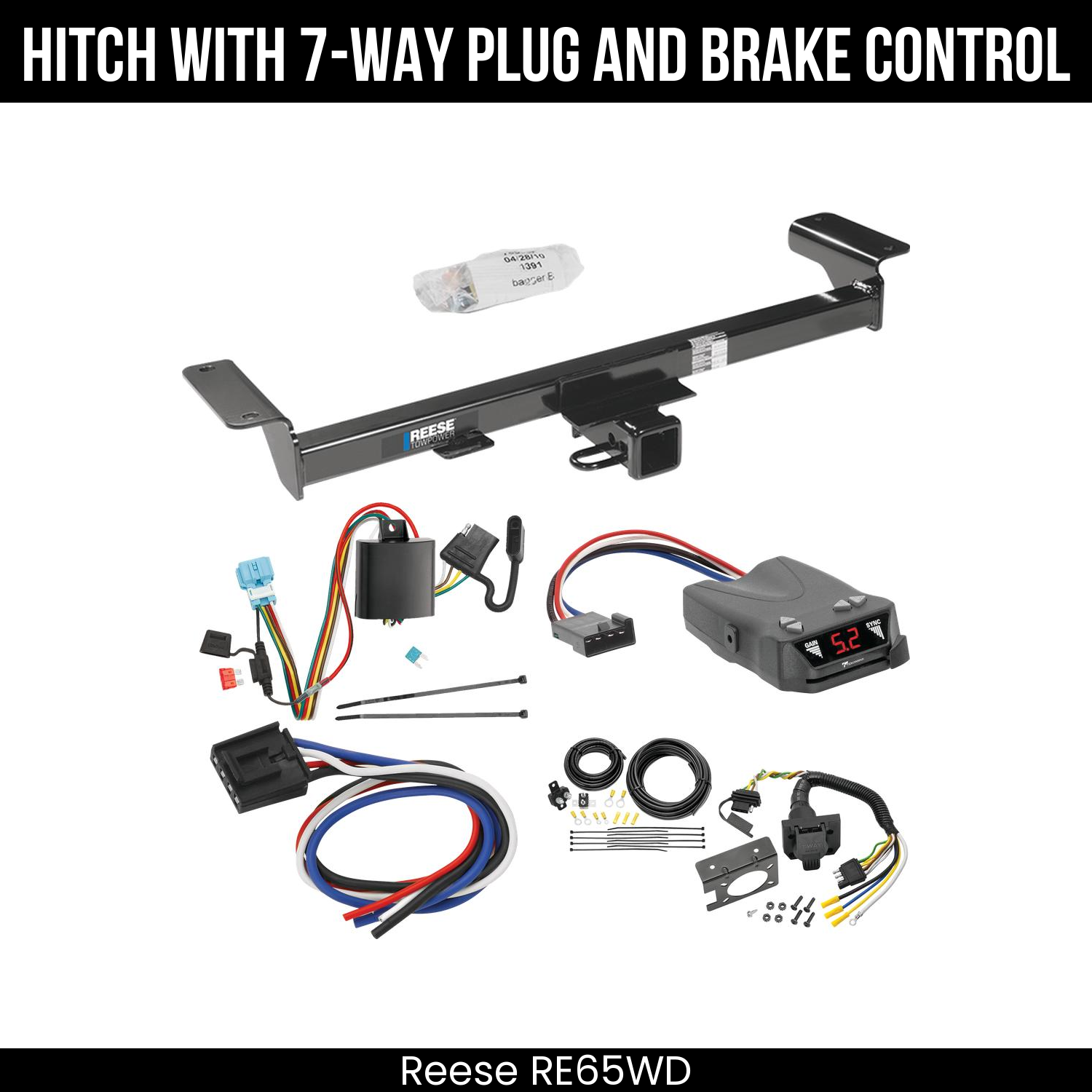 Trailer Hitch , 7-Way , Tekonsha Brakeman IV Brake Control