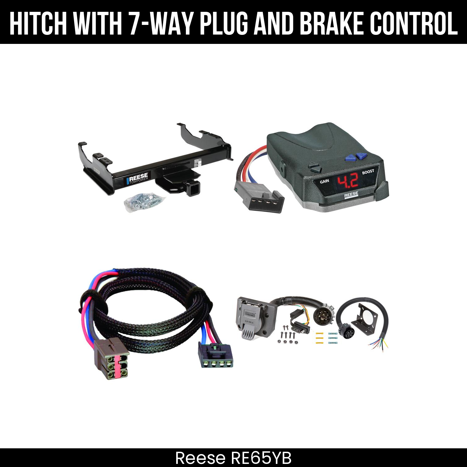 Trailer Hitch , 7-Way , Reese Brake EVN Control