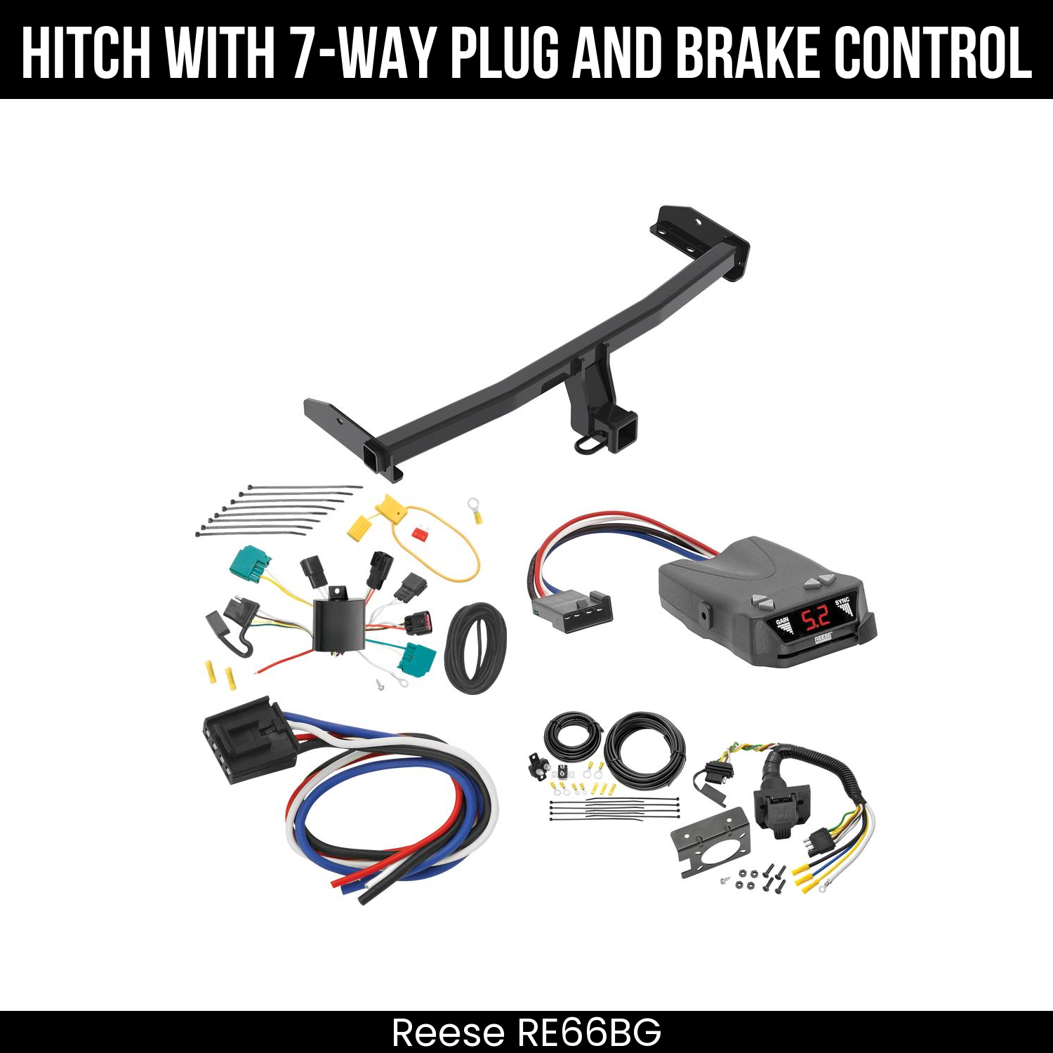 Trailer Hitch , 7-Way , Reese Brakeman IV Brake Control