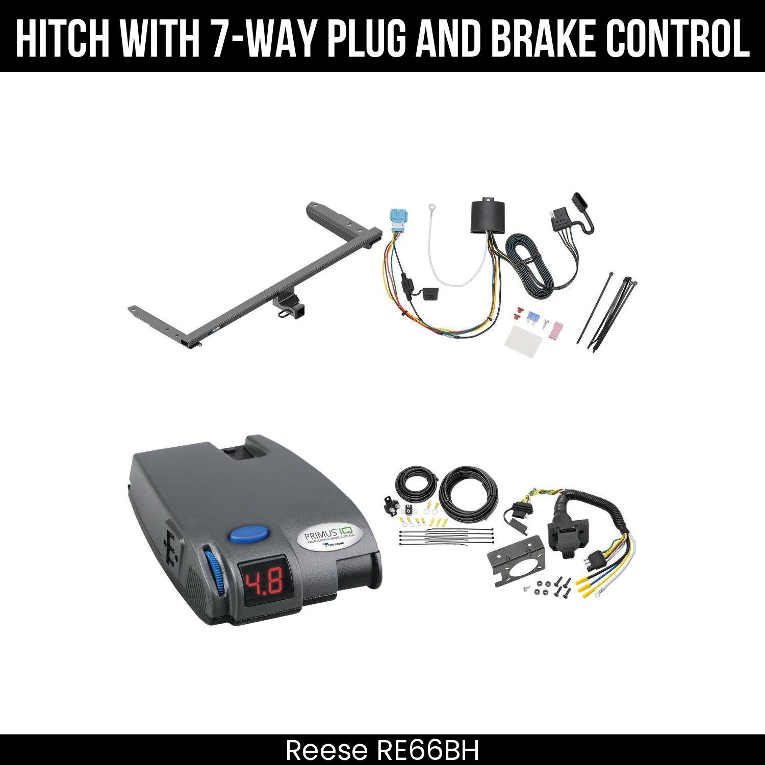 Trailer Hitch , 7-Way , Tekonsha Primus IQ Brake Control