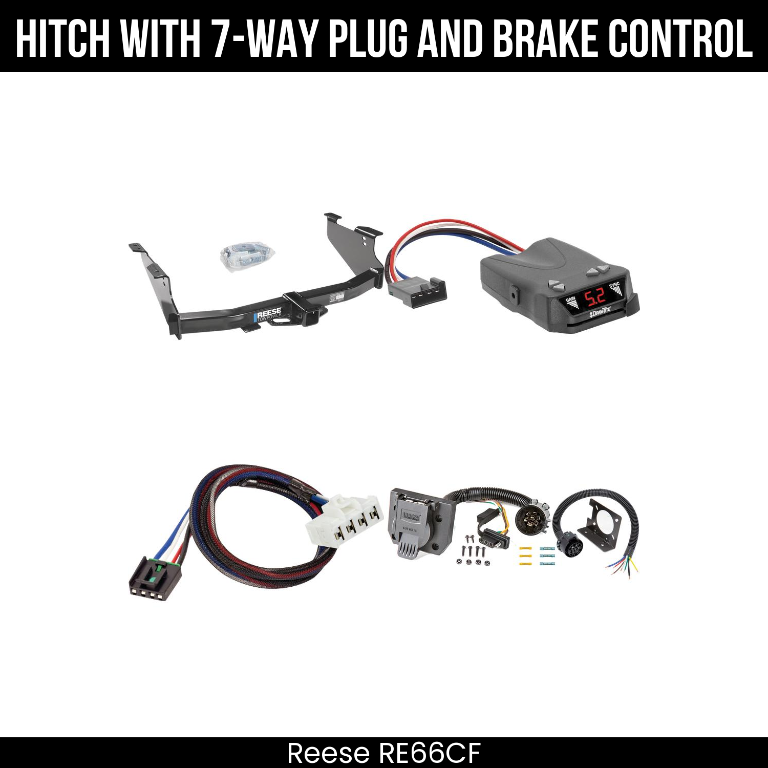 Trailer Hitch , 7-Way , Draw-Tite Activator IV Brake Control