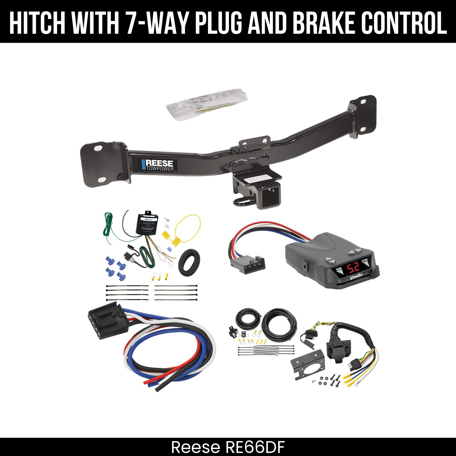 Trailer Hitch , 7-Way , Draw-Tite Activator IV Brake Control