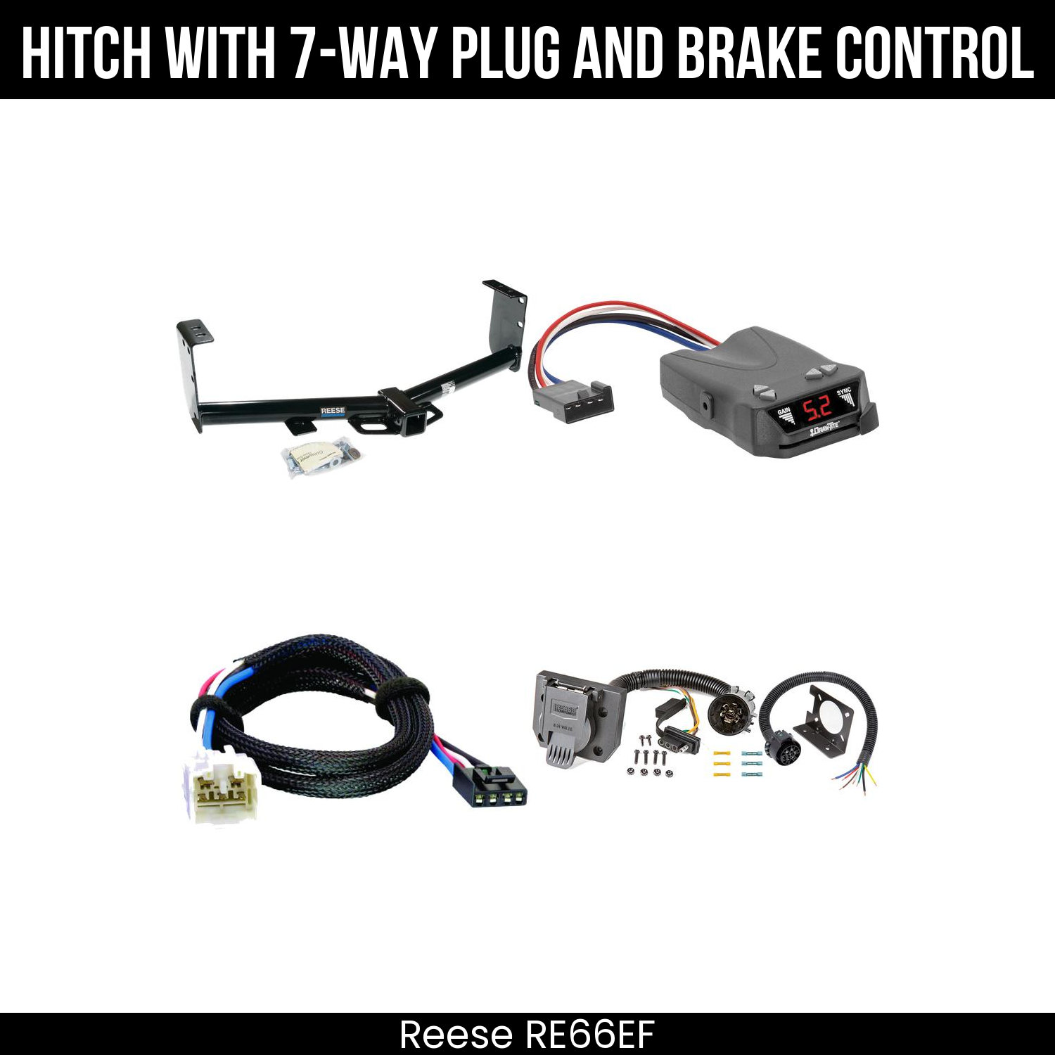 Trailer Hitch , 7-Way , Draw-Tite Activator IV Brake Control