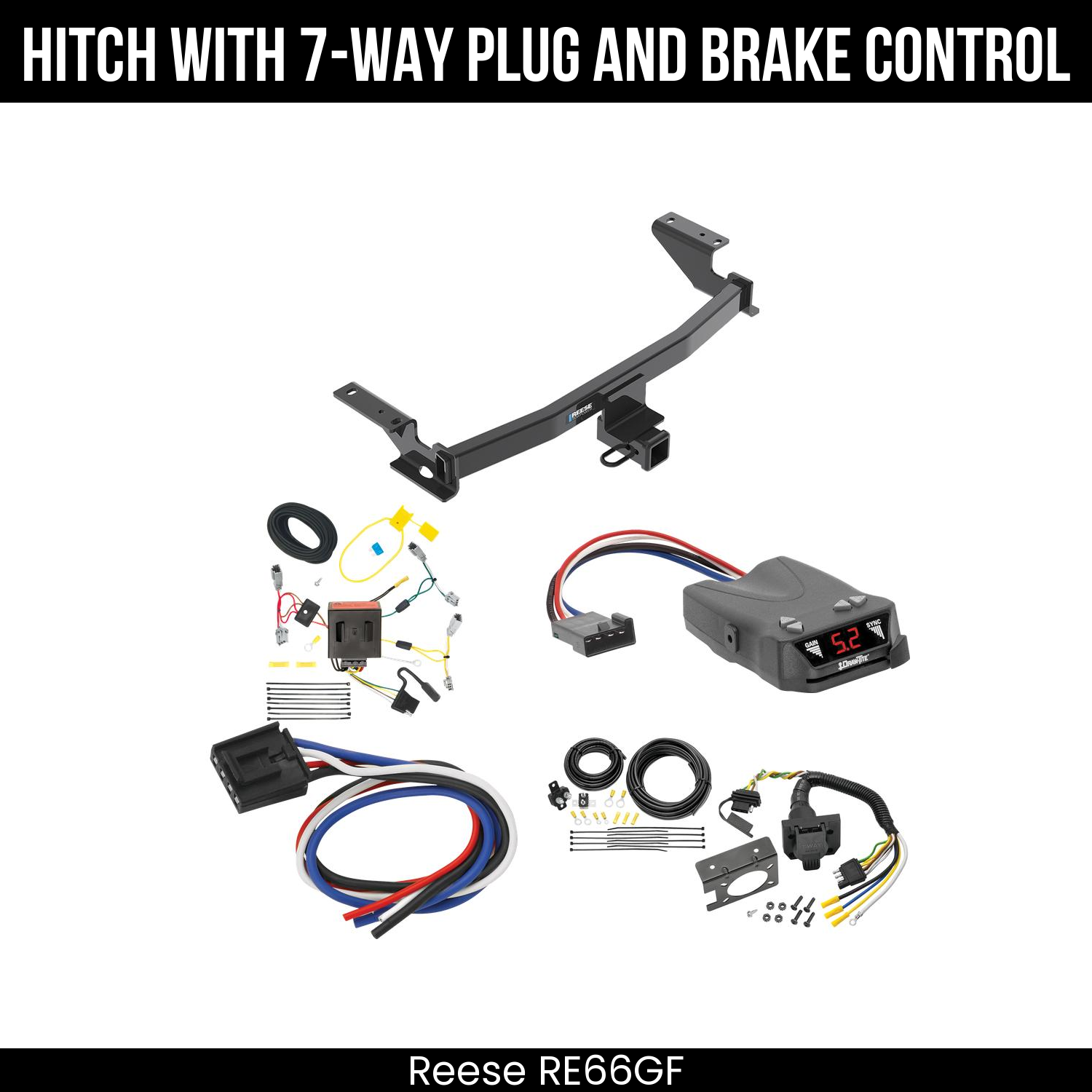 Trailer Hitch , 7-Way , Draw-Tite Activator IV Brake Control