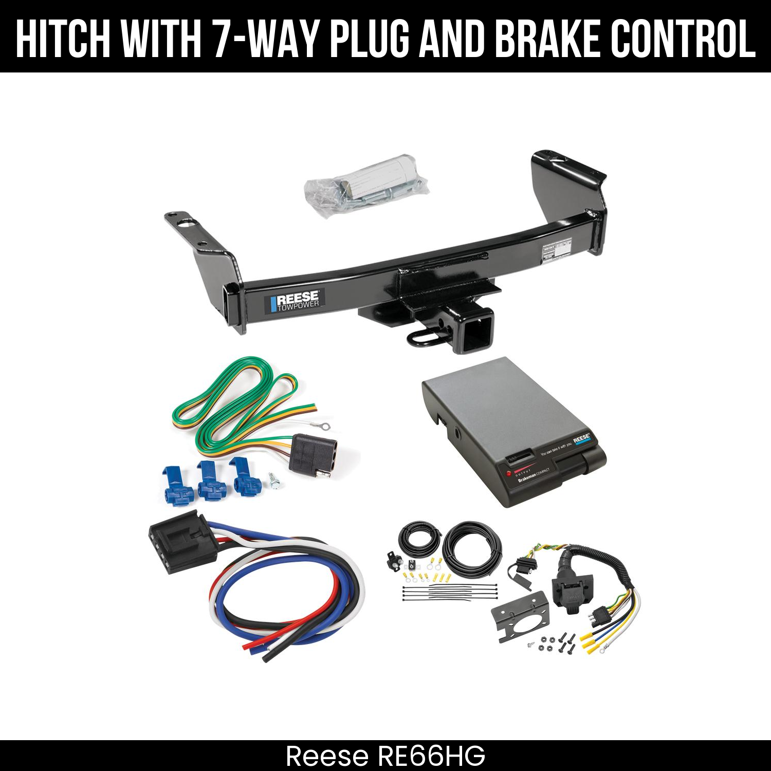 Trailer Hitch , 7-Way , Reese Brakeman Brake Control