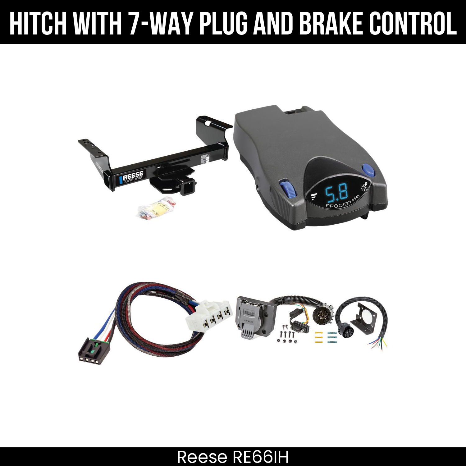 Trailer Hitch , 7-Way , Tekonsha Prodigy P2 Brake Control