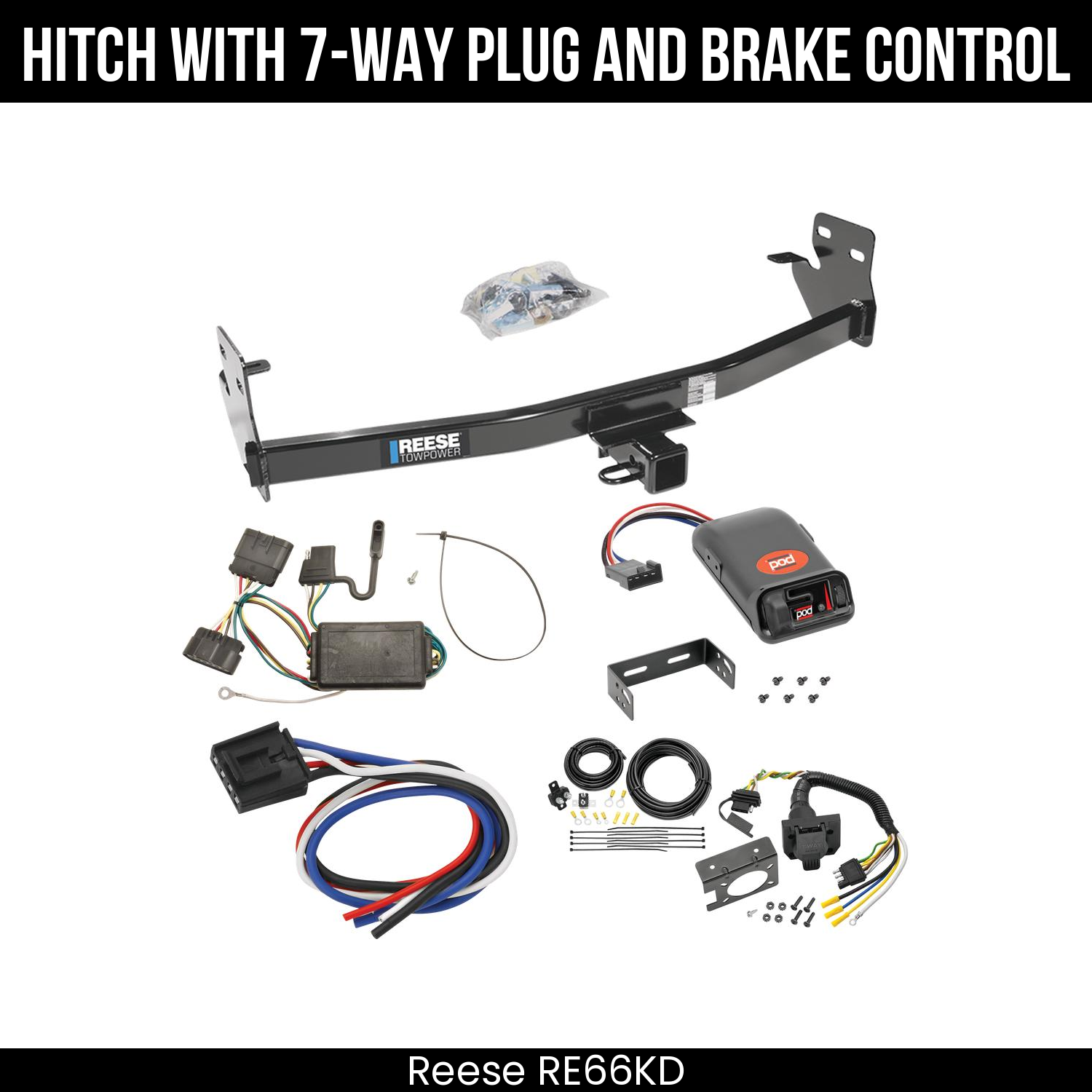 Trailer Hitch , 7-Way , Pro Series POD Brake Control