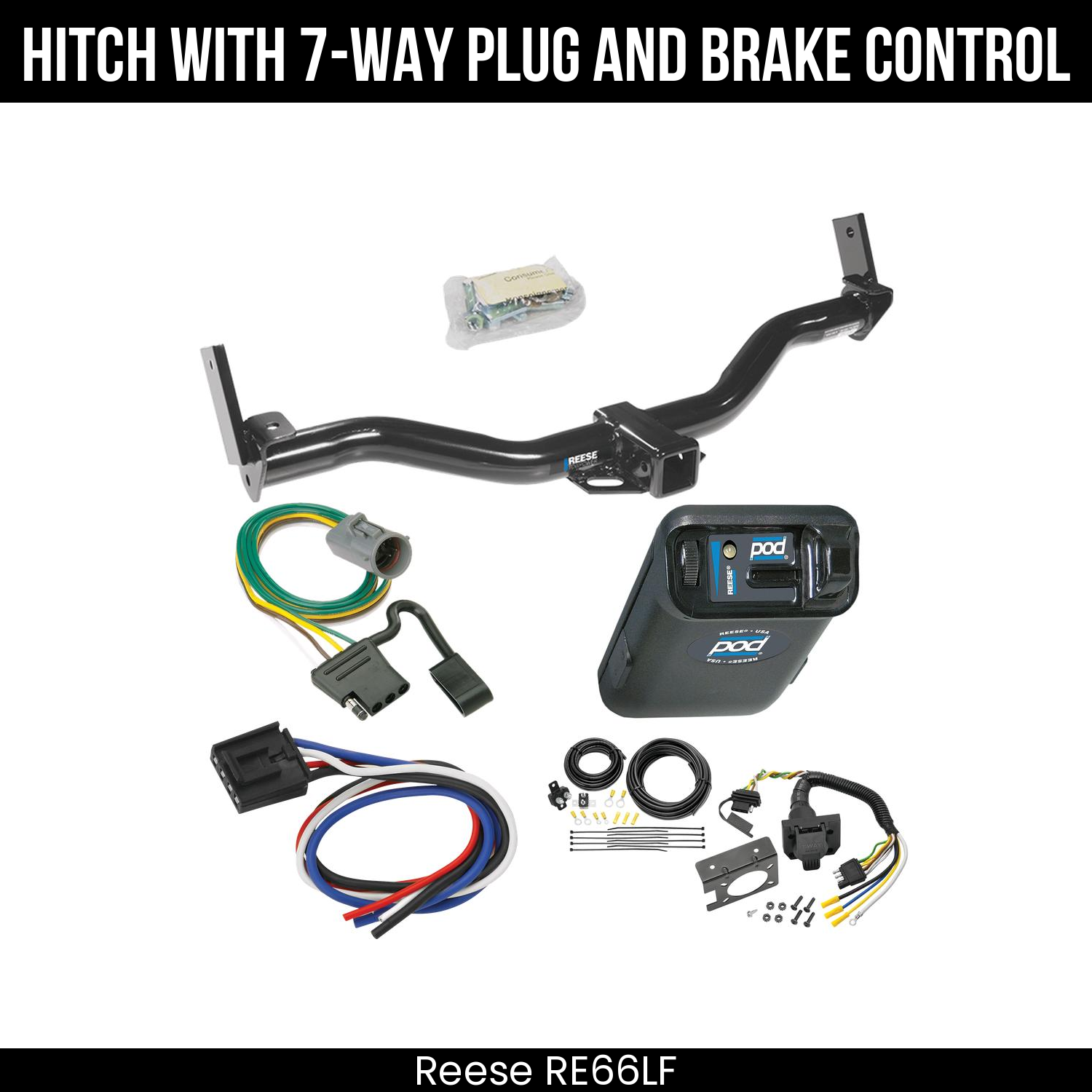 Trailer Hitch , 7-Way , Reese POD Brake Control