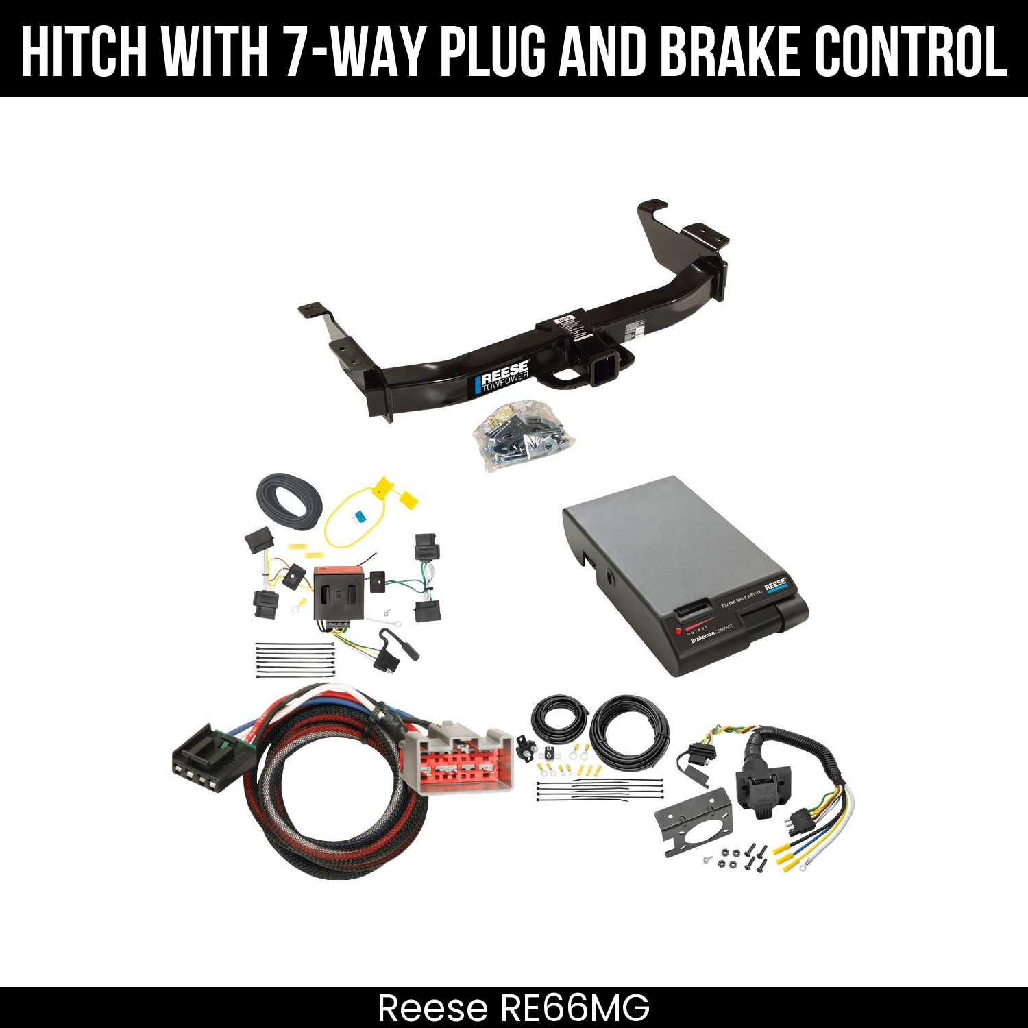 Trailer Hitch , 7-Way , Reese Brakeman Brake Control