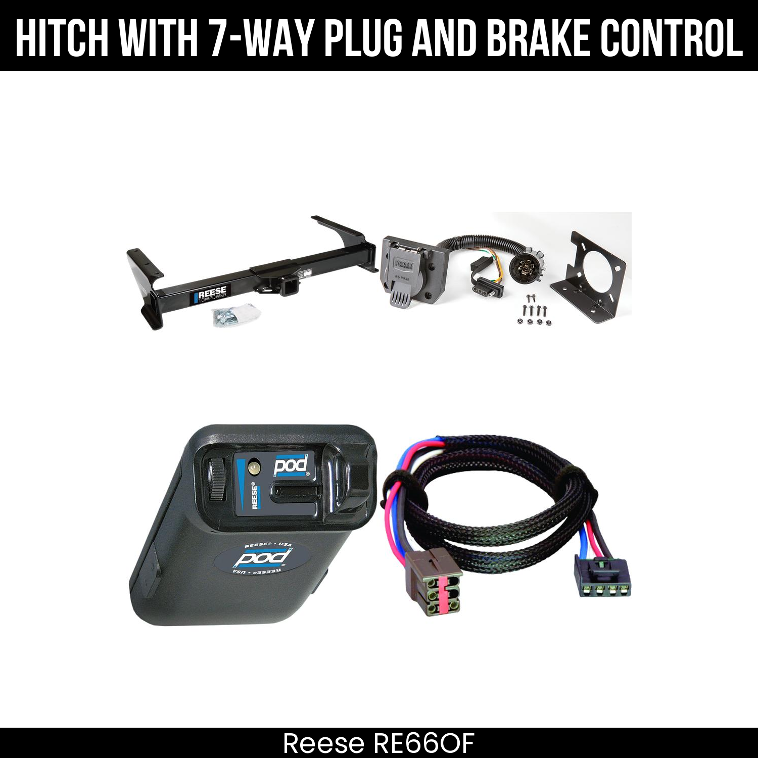 Trailer Hitch , 7-Way , Reese POD Brake Control