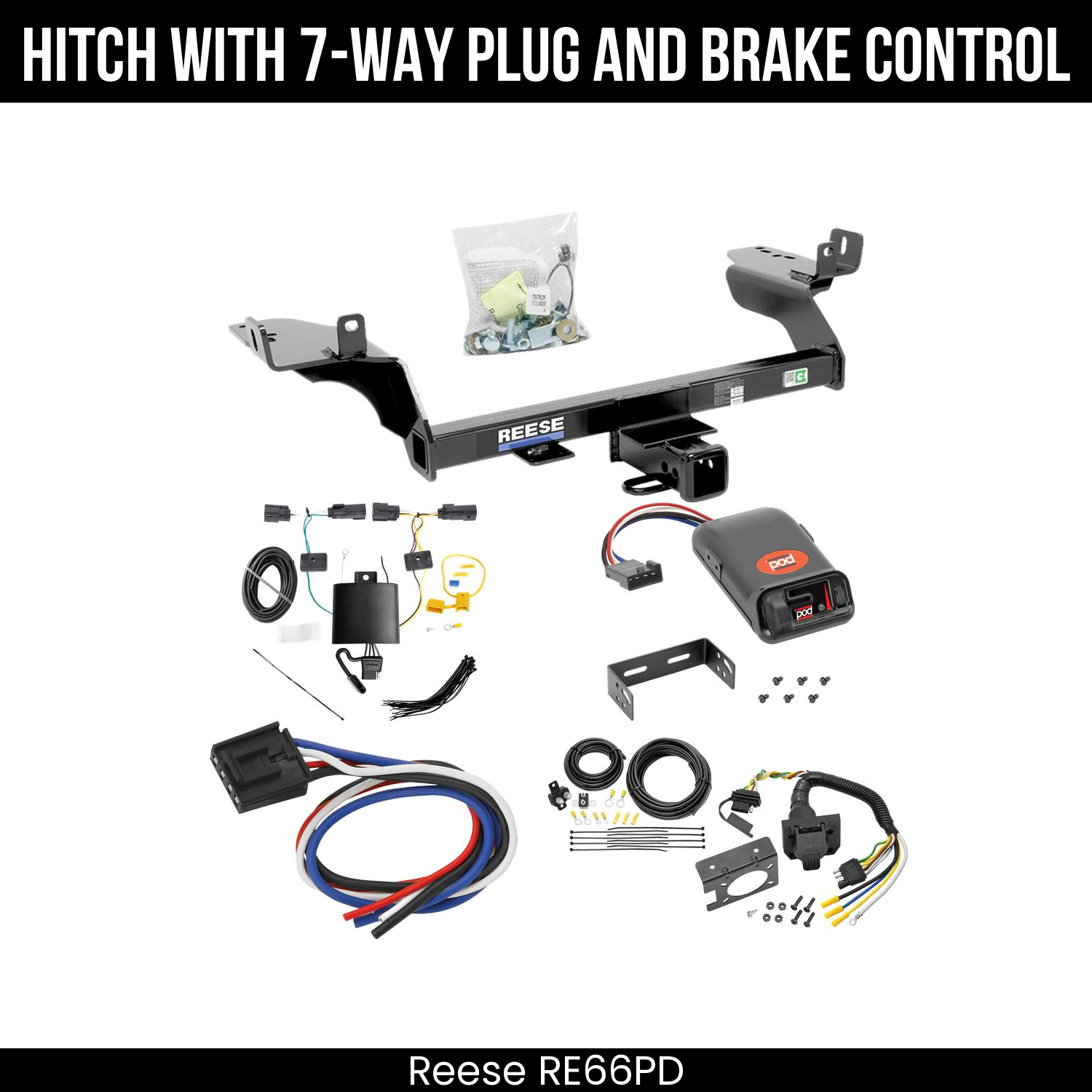 Trailer Hitch , 7-Way , Pro Series POD Brake Control